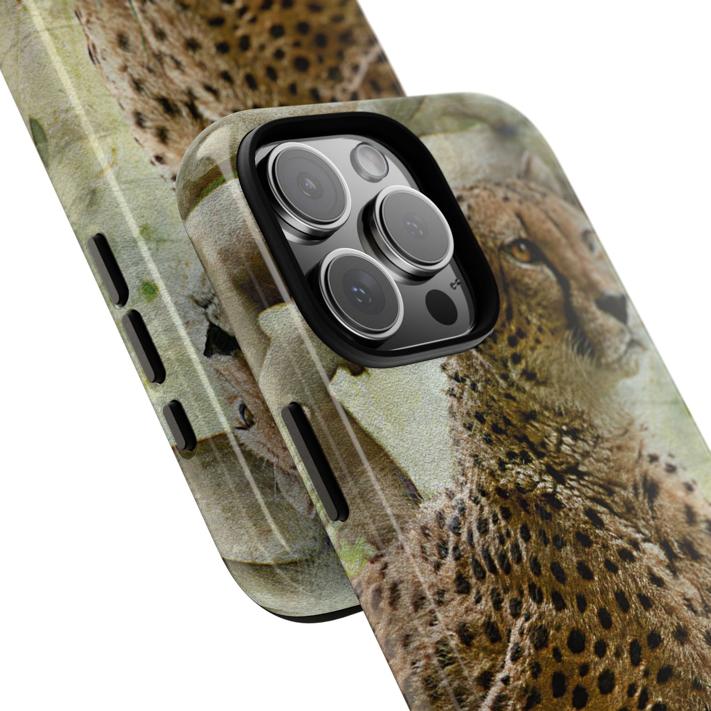 Cheetah Phone Case, Tough Cases, Animal Lover Gift, Wildlife Protection, Eco-Friendly Mobile Cover, Unique Phone Accessory