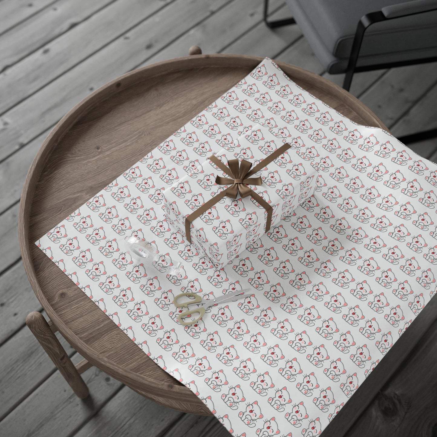 Cute Cat Wrapping Paper, Cat-Themed Gift Wrap for Birthdays, Holidays, Celebrations, Pet Lover Gift Wrap, Unique Gift Packaging
