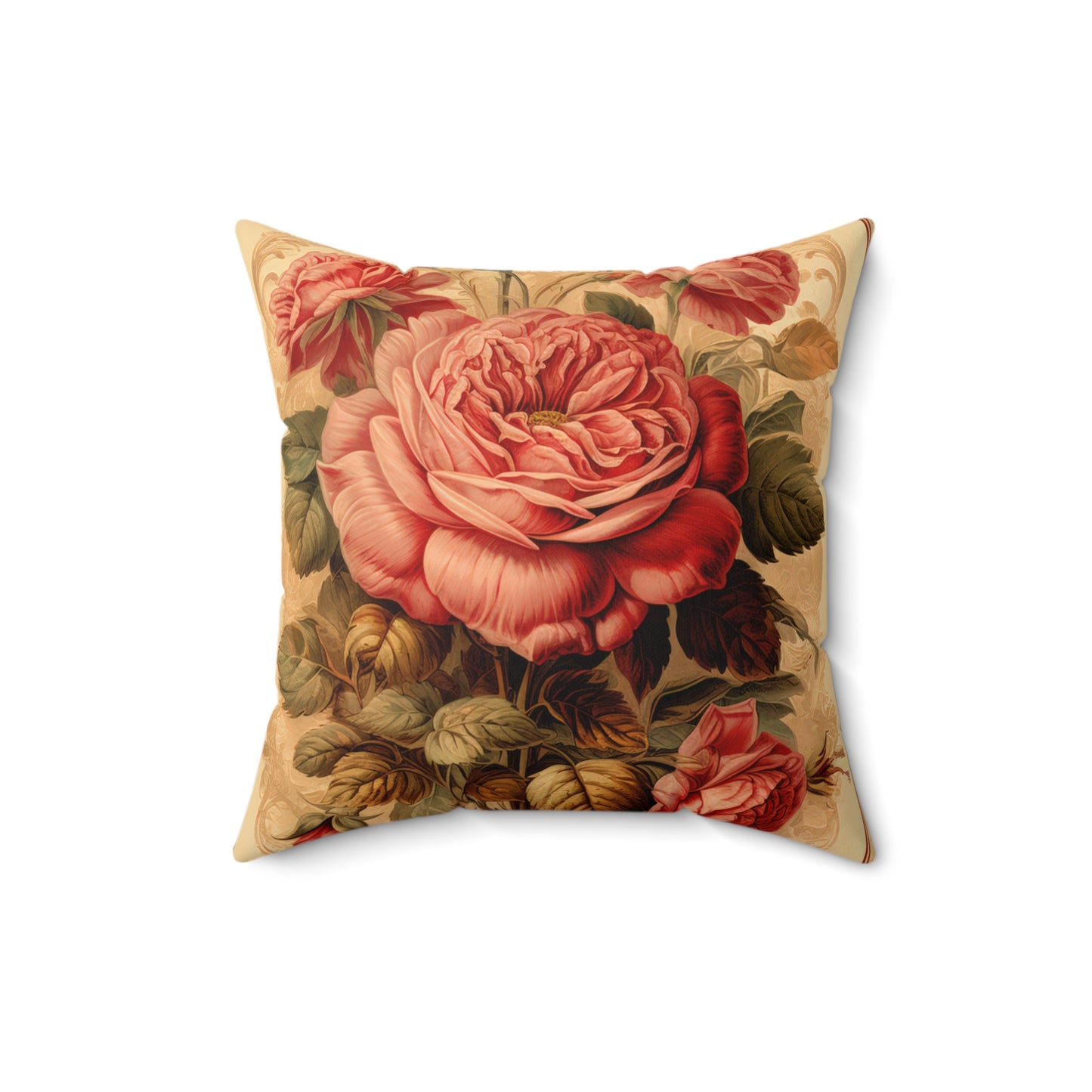 Spun Polyester Square Pillow
