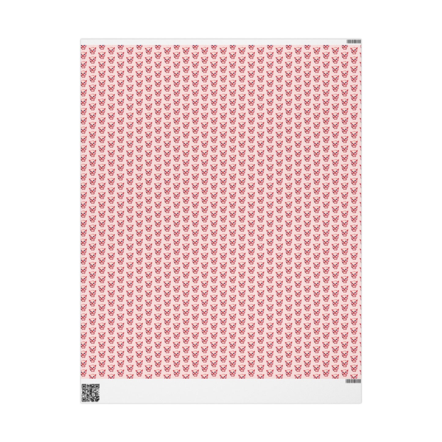 Cute Pig Pattern Wrapping Paper, Gift Wrap for Birthdays, Holidays, Baby Showers, Party Decor, Craft Projects