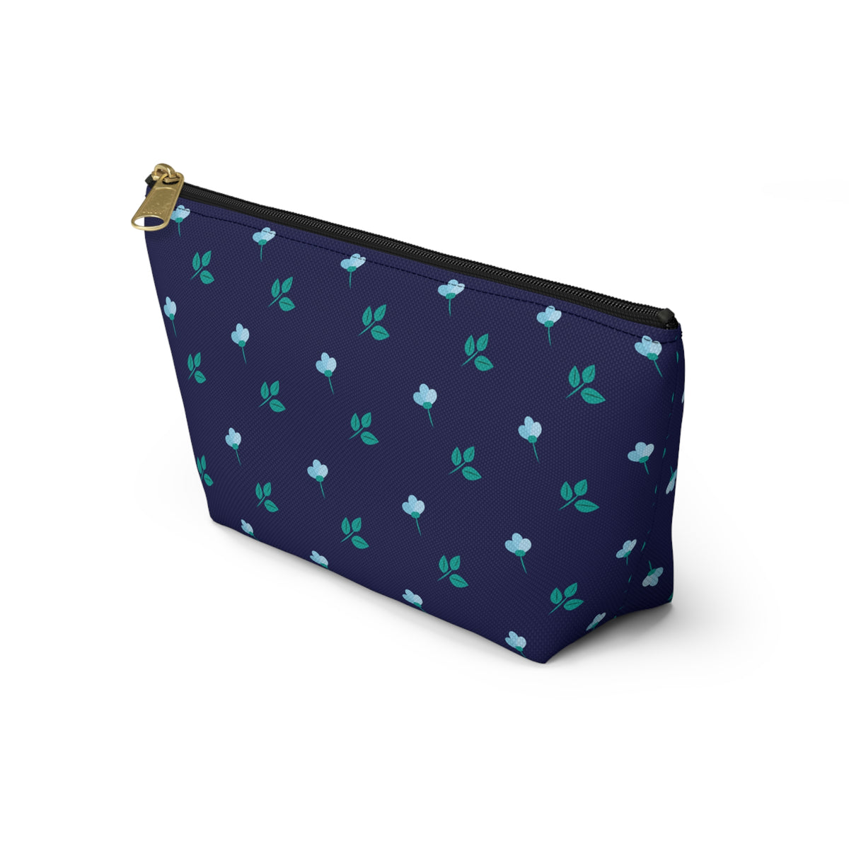 Floral Accessory Pouch, Botanical Makeup Bag, Travel Organizer, Gift for Her, Floral Design Pouch, Everyday Essentials