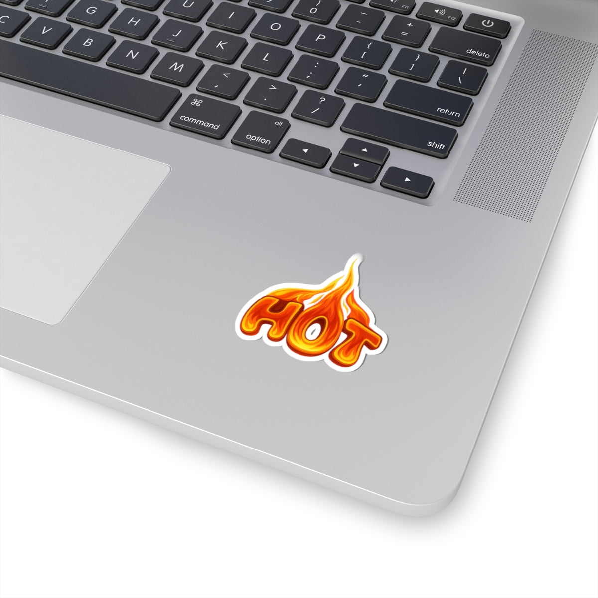 Flaming Hot Kiss-Cut Stickers - Trendy Laptop Decals, Fun Party Favors, Cool Gift Ideas, Aesthetic Wall Art, Personalize Your Space