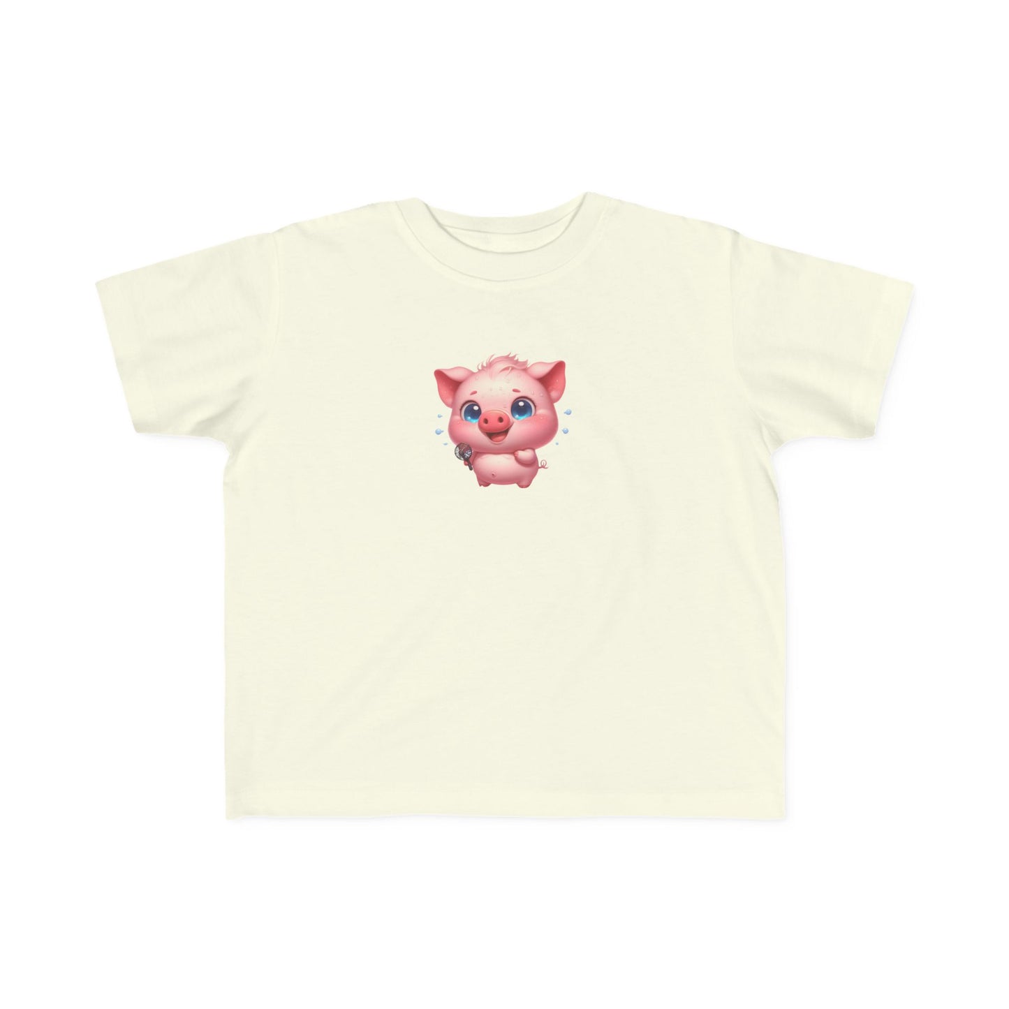 Cute Pig Toddler Tee, Adorable Animal Shirt for Kids, Perfect Baby Gift, Birthday Outfit, Playful Graphic Tee, Toddler Clothing