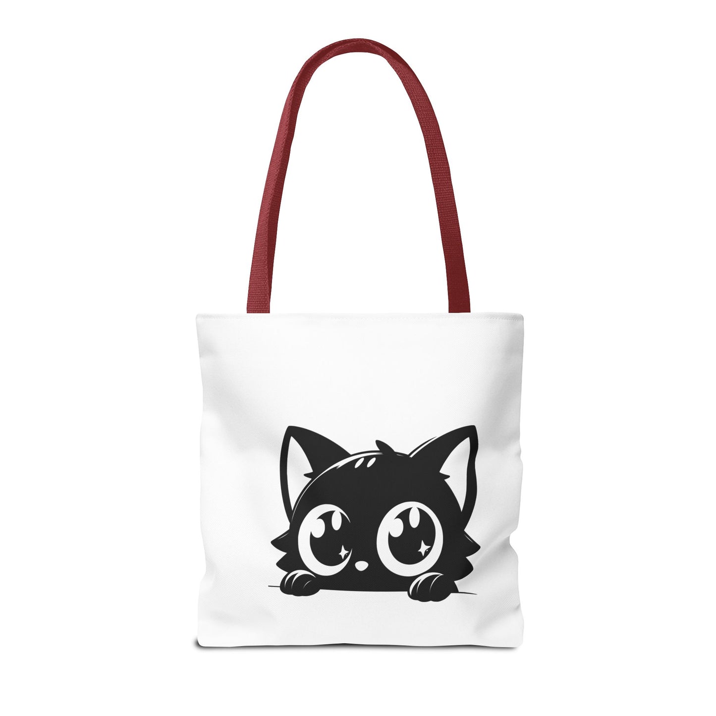 Adorable Cat Face Tote Bag | Cute Kitten Shopping Bag | Gift for Cat Lovers | Everyday Use | Eco-Friendly Accessory