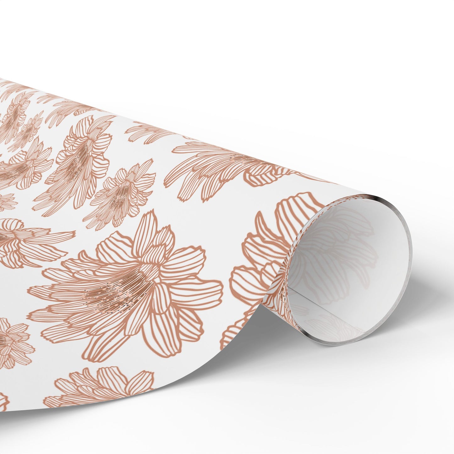 Elegant Floral Wrapping Paper, Gift Wrap for Birthdays, Weddings, Anniversaries, Holidays, Eco-Friendly Gift Wrap