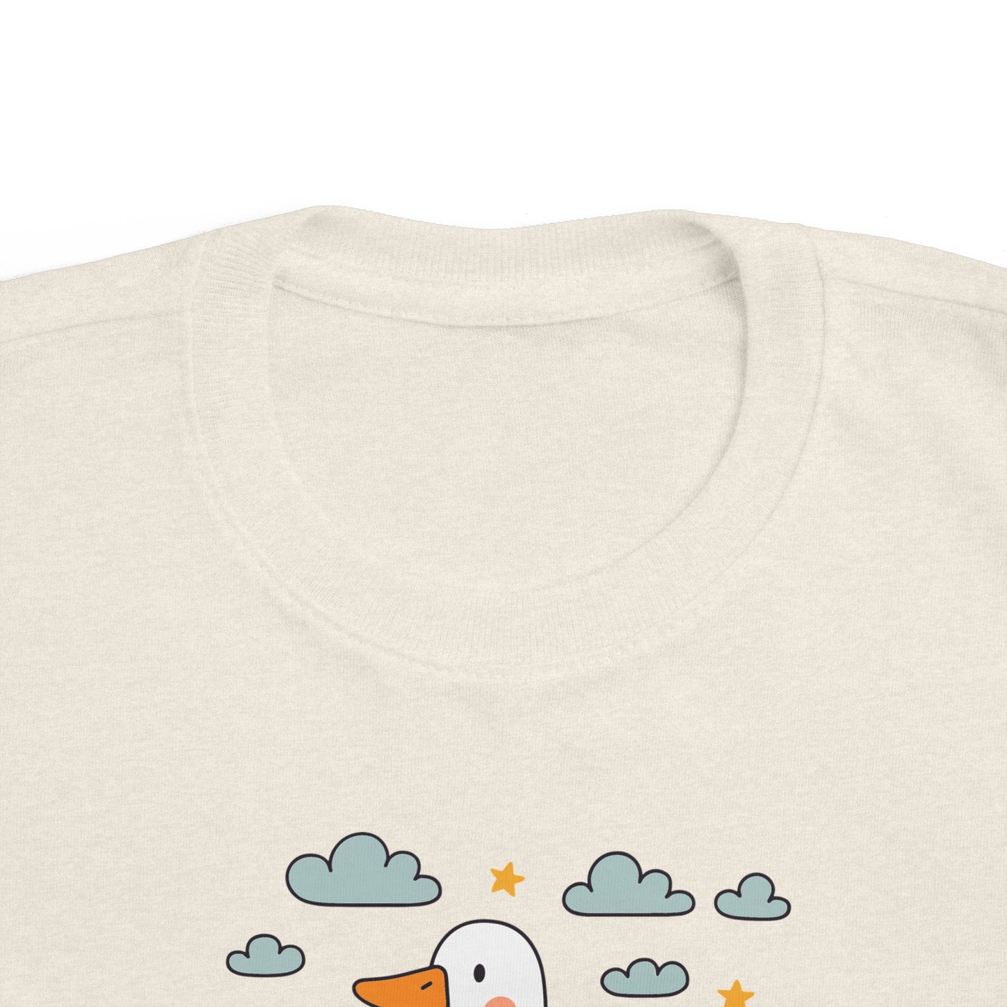 Cute Toddler's Tee with Happy Duck Design, Perfect for Playtime, Gifts, or Family Outings, Summer Fun, Animal Lovers
