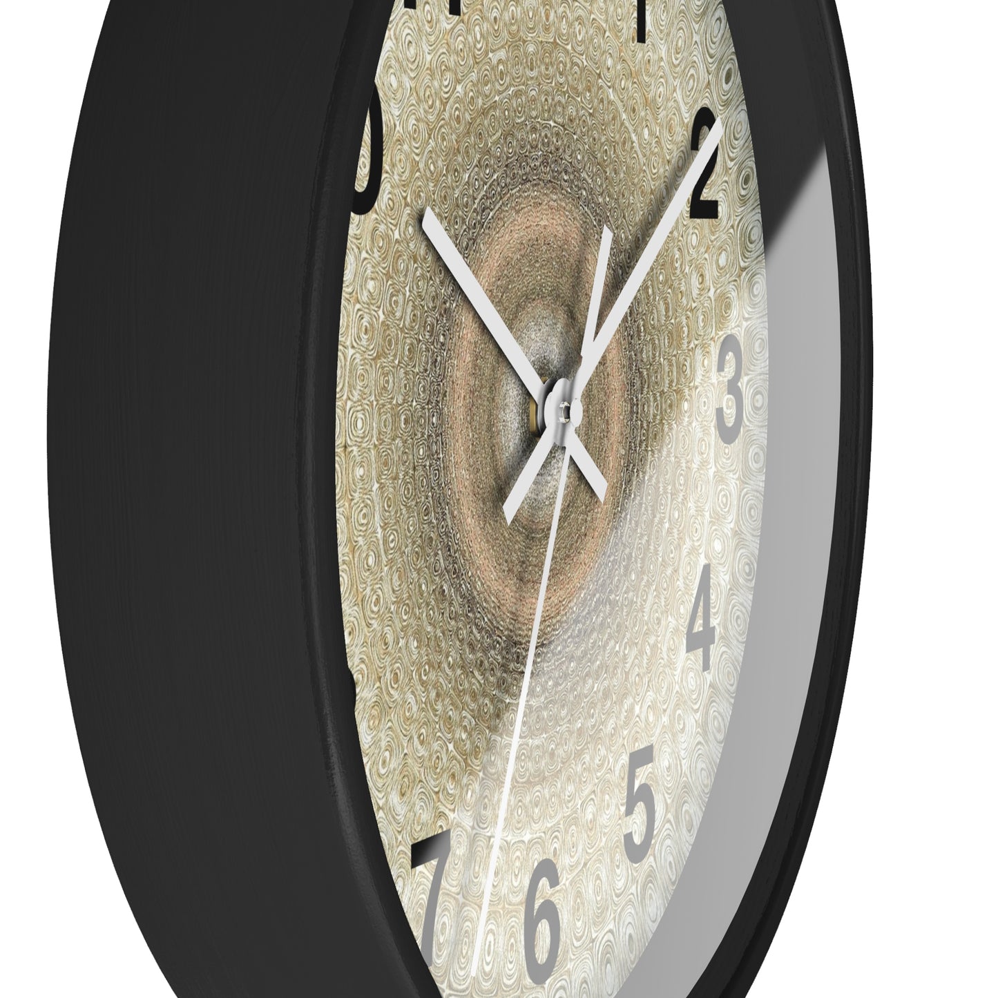 Elegant Textured Wall Clock, Modern Home Decor, Unique Gift for Housewarming, Minimalist Style, Timeless Design, Wall Art