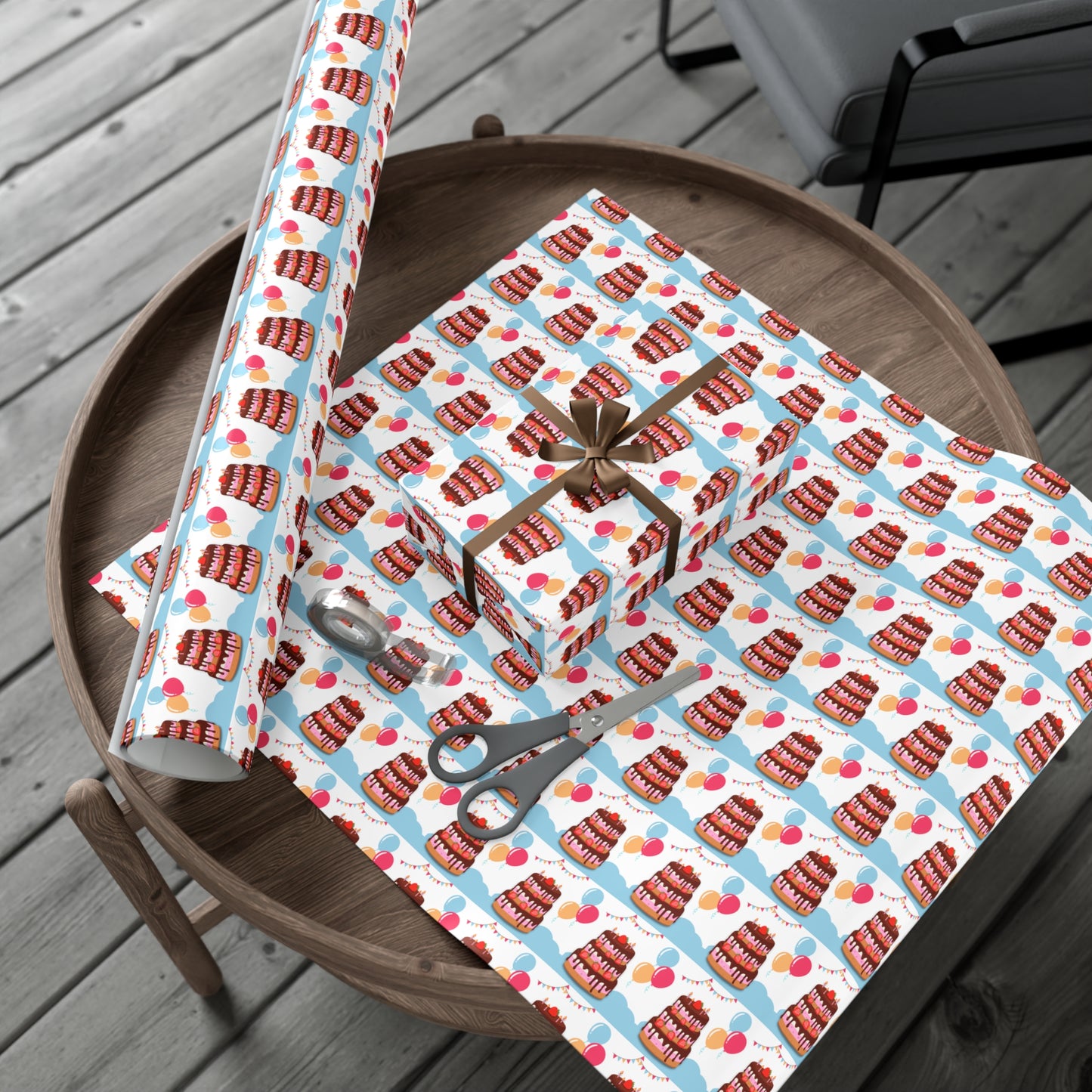 Birthday Cake Gift Wrap Papers - Celebration, Party, Festival, Wrapping, Gifts