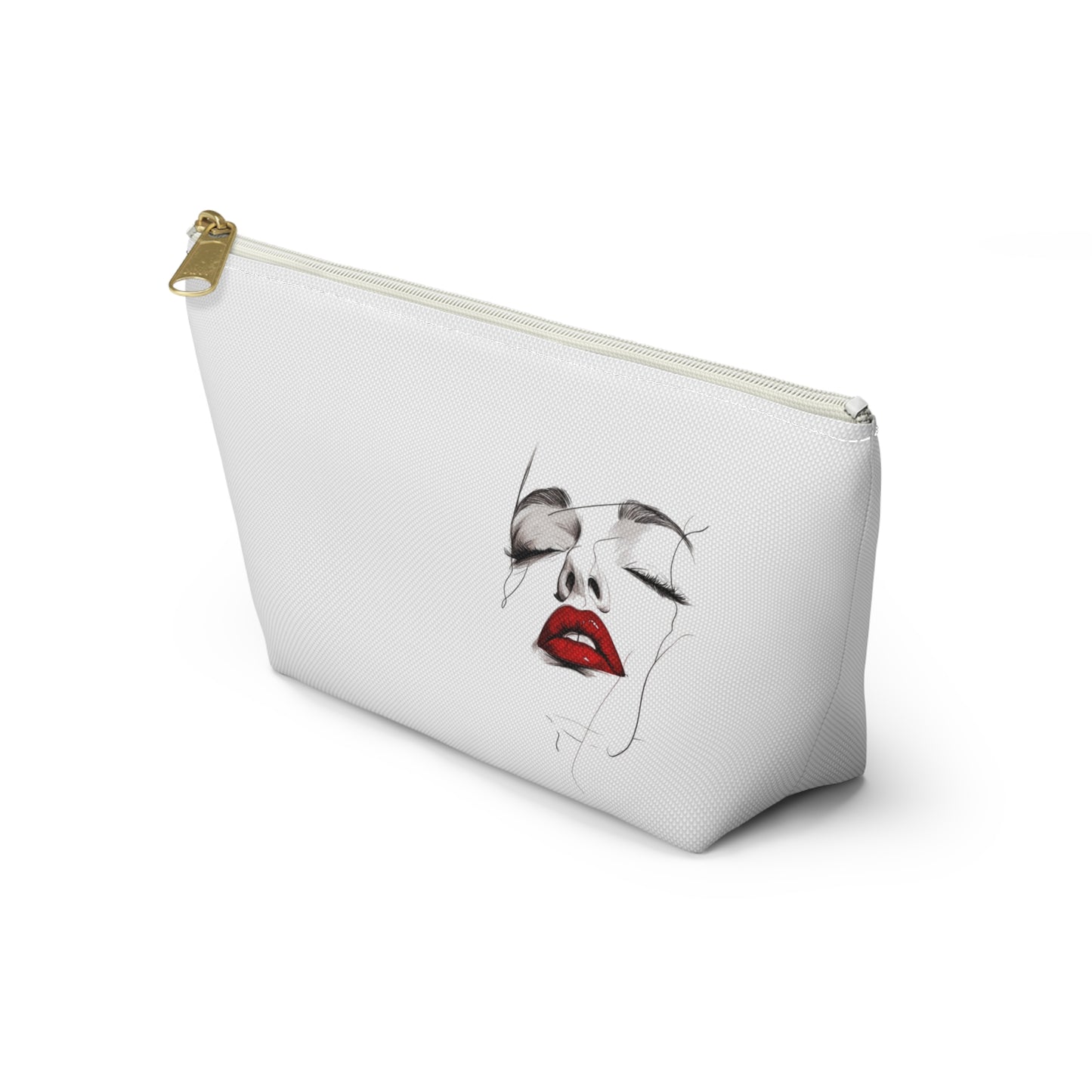 Elegant Makeup Accessory Pouch, Beauty Organizer Pouch, Cosmetic Bag, Gift for Her, Stylish Travel Pouch, Fashionable Storage
