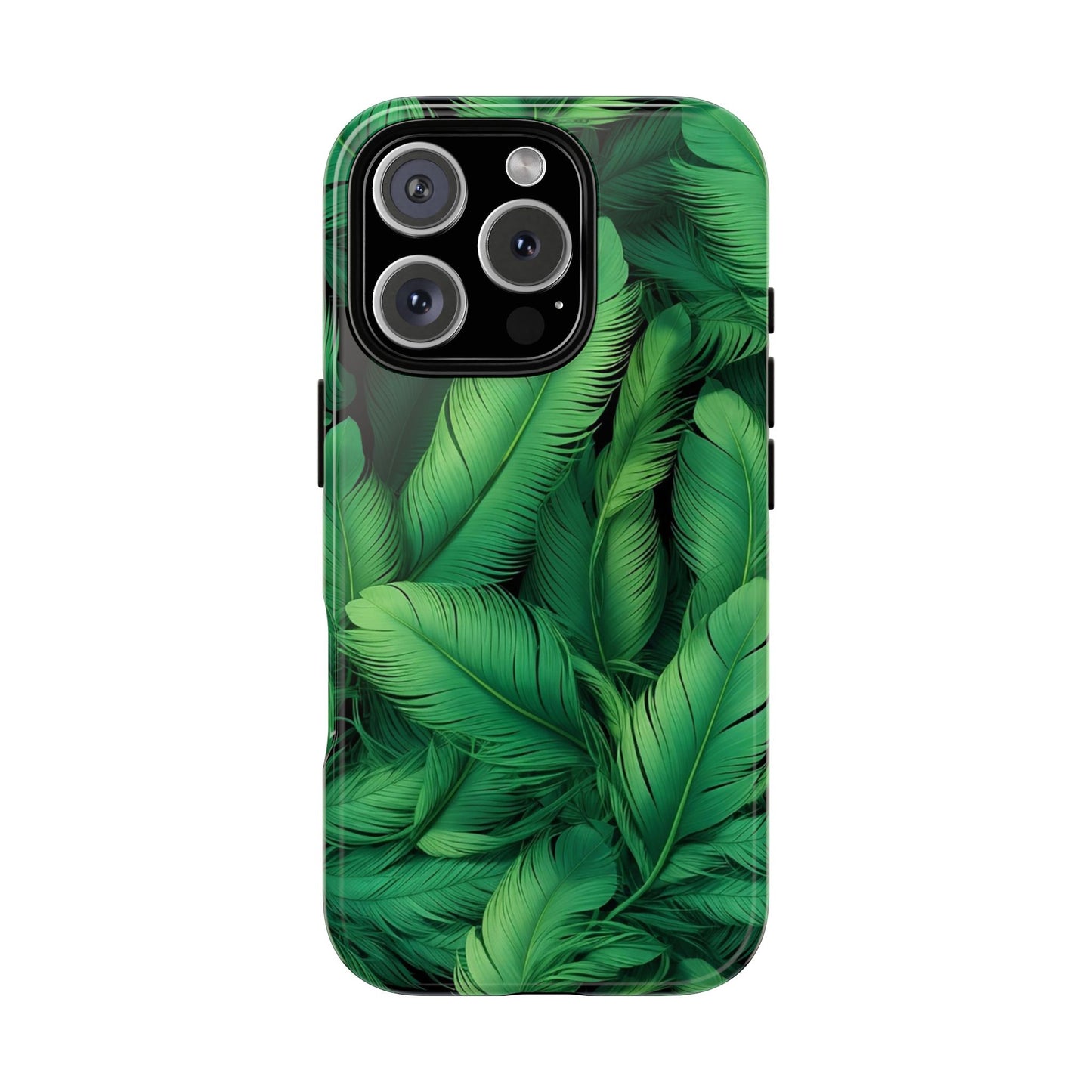 Tough Cases - Tropical Leaf Phone Case, Nature-inspired, Phone Accessory, Gift for Her, Jungle Theme, Eco-Friendly