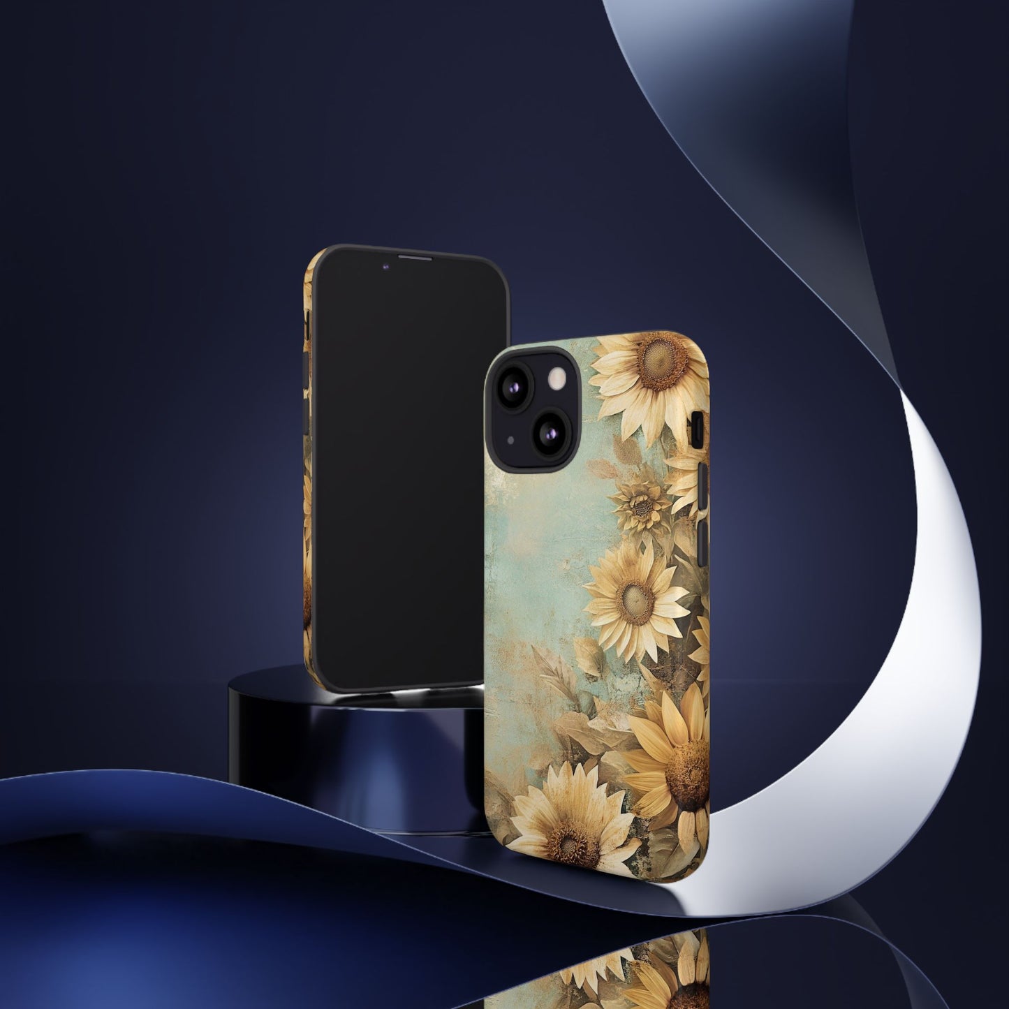 Sunflower Phone Case, Tough Shell Floral Cover, Nature Inspired Gift, Durable Protective Case, Perfect for Spring and Summer