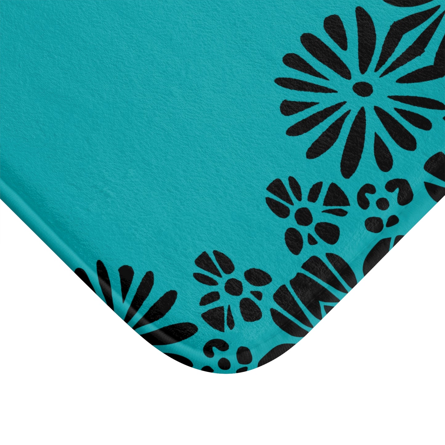 Floral Elegance Bath Mat - Chic Bathroom Decor, Home Spa Essentials, Gift for Her, Modern Design, Cozy Comfort