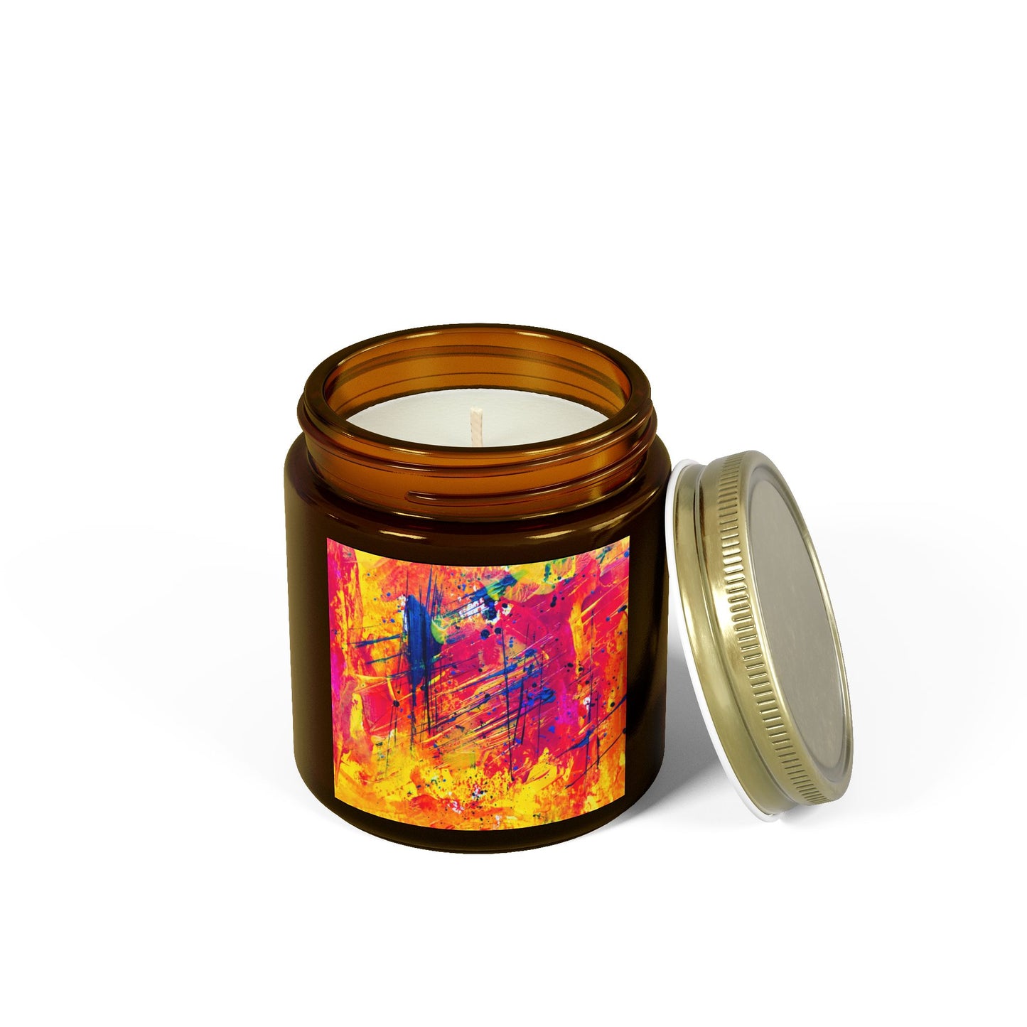 Vibrant Artistic Scented Candles - Perfect for Relaxation, Home Decor, Gifts, Celebrations, and Aromatherapy