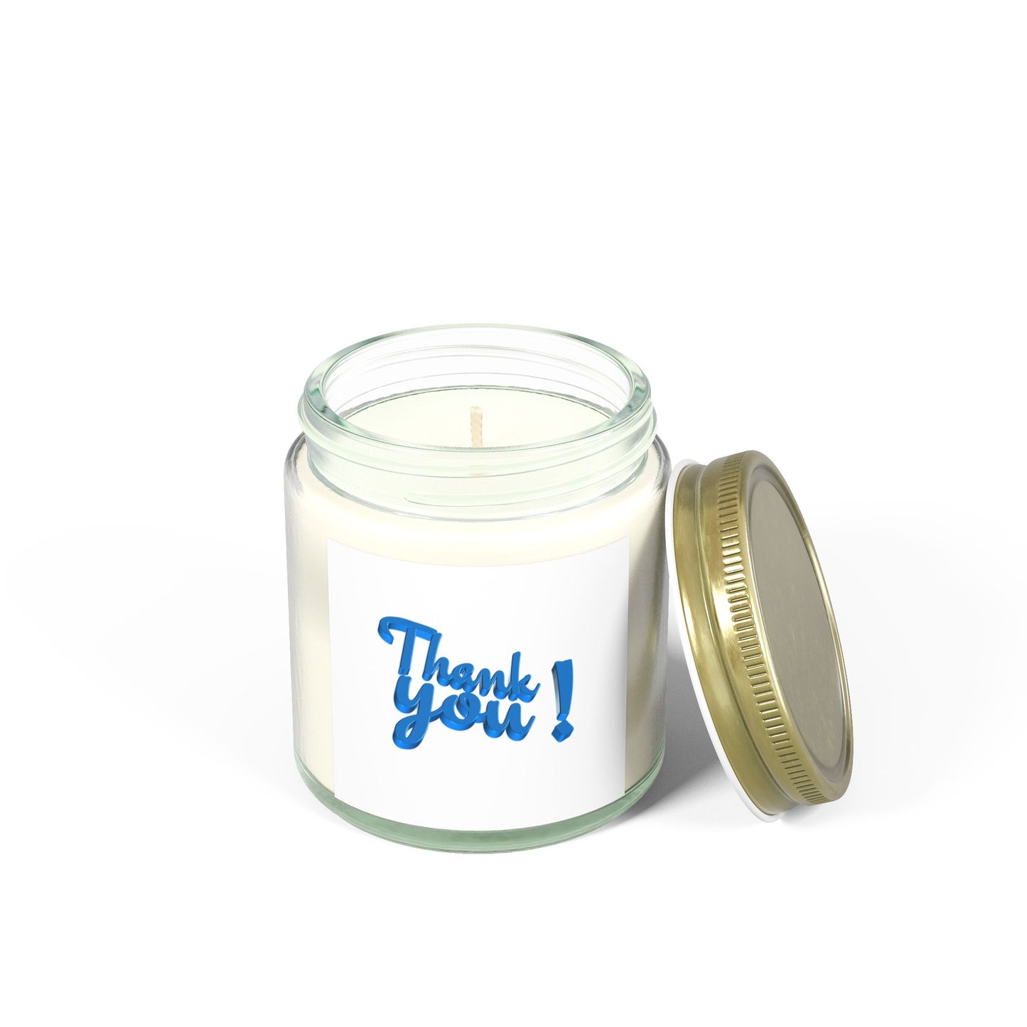 Thank You Scented Candles | Coconut Apricot Wax | Gift for Any Occasion | Home Fragrance | Relaxation | Self-Care | Gift Idea | 4oz, 9oz