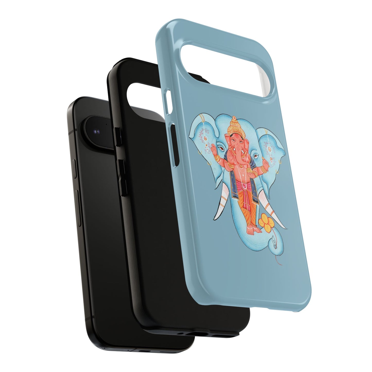 Tough Cases: Ganesh-Inspired Phone Case, Bohemian Phone Cover, Hindu Art Accessory, Festival Gift, Protective Phone Shell
