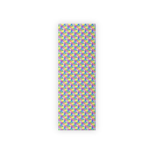 Vibrant Floral Gift Wrapping Paper Roll, Colorful Wrapping Paper, Birthday or Holiday Gift Wrap, Party Supplies, Eco-Friendly Gift Wrap