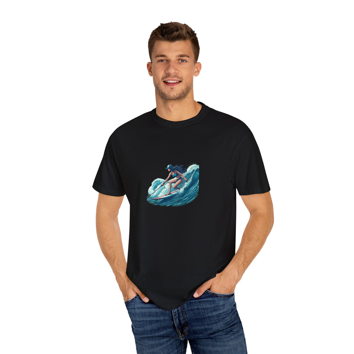 California Surf Style T-Shirt, Unisex Beach Tee, Vintage California Graphic Shirt, Summer Casual Wear, Surfing Enthusiasts Apparel