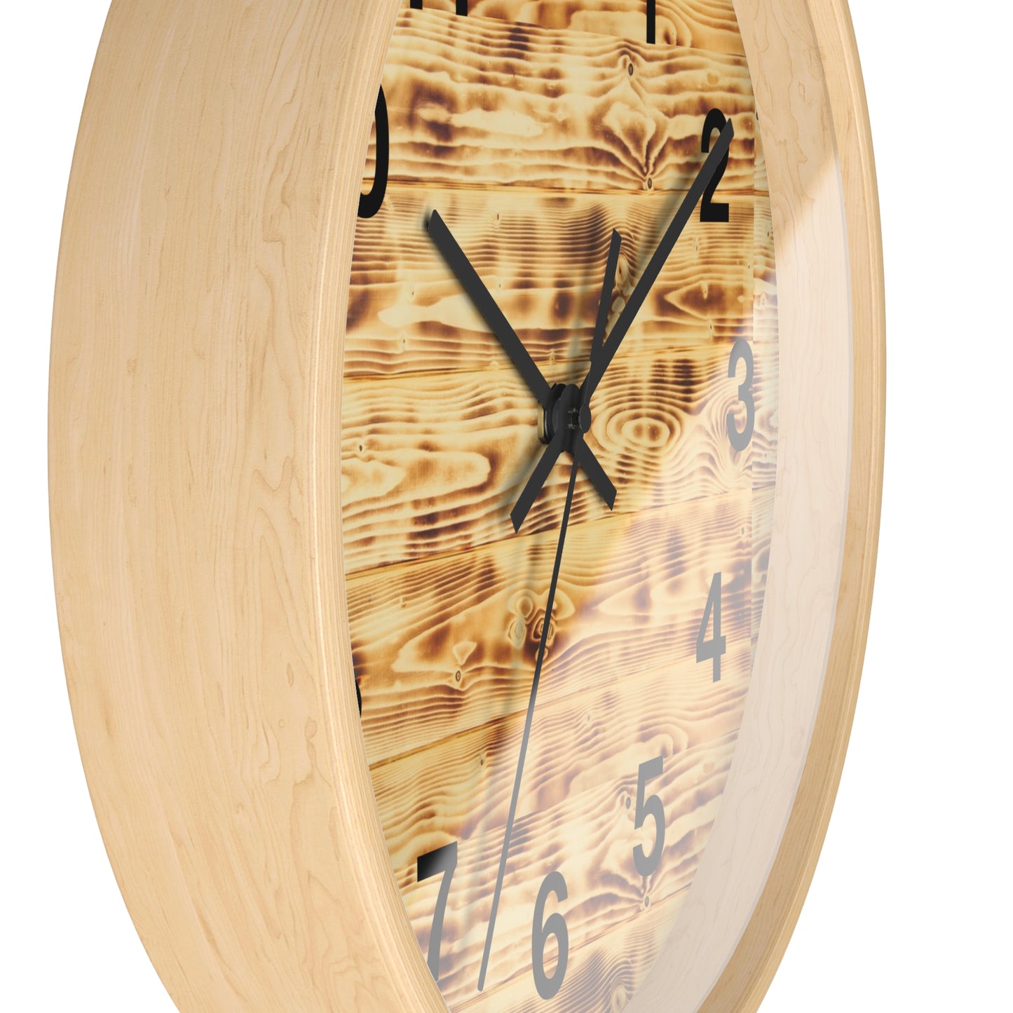 Rustic Wood Wall Clock | Natural Decor, Home Office Gift, Farmhouse Style, Timepiece, Unique Wall Art