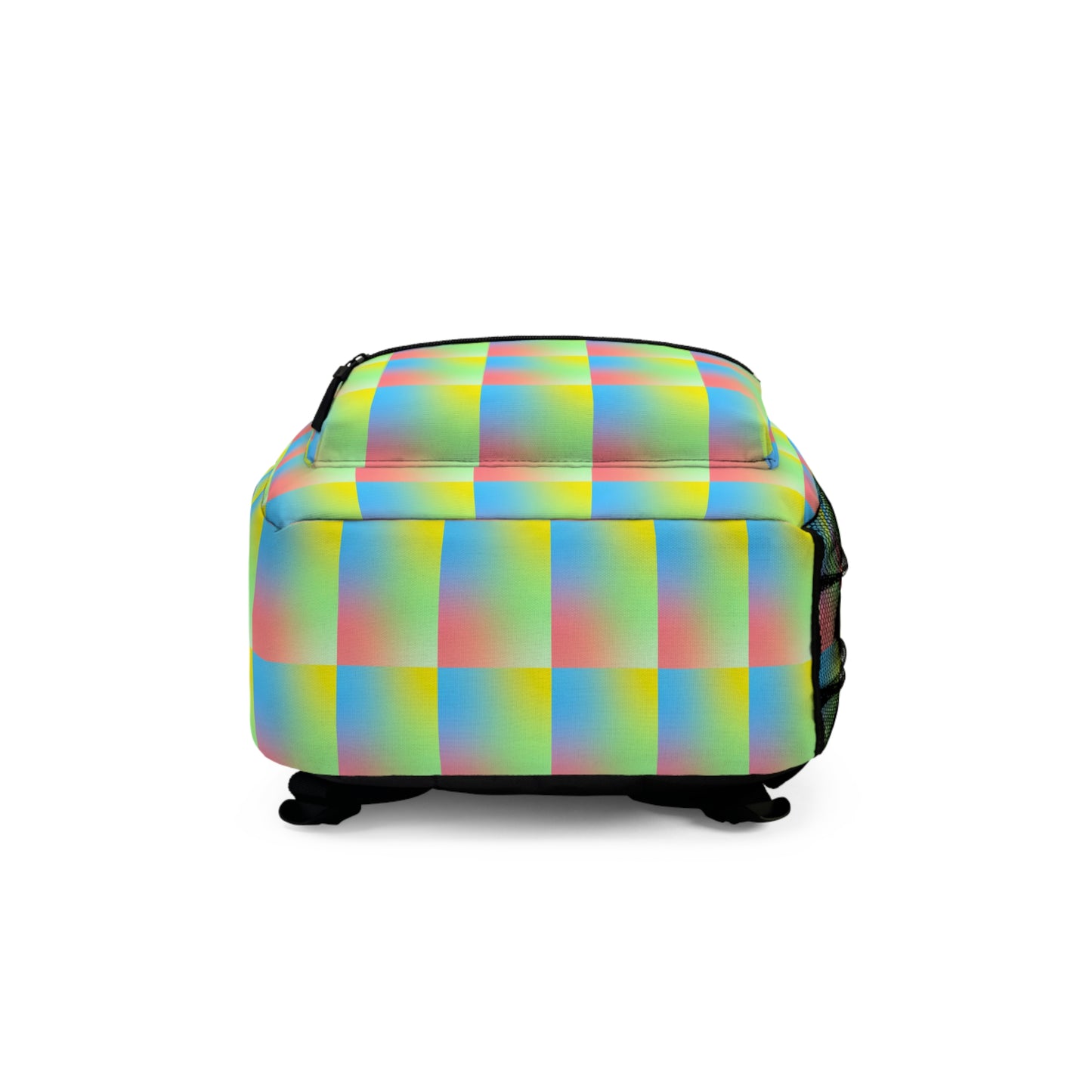 Vibrant Rainbow Backpack, Colorful School Bag, Trendy Travel Rucksack, Stylish Daypack, Fun Gift for Teens