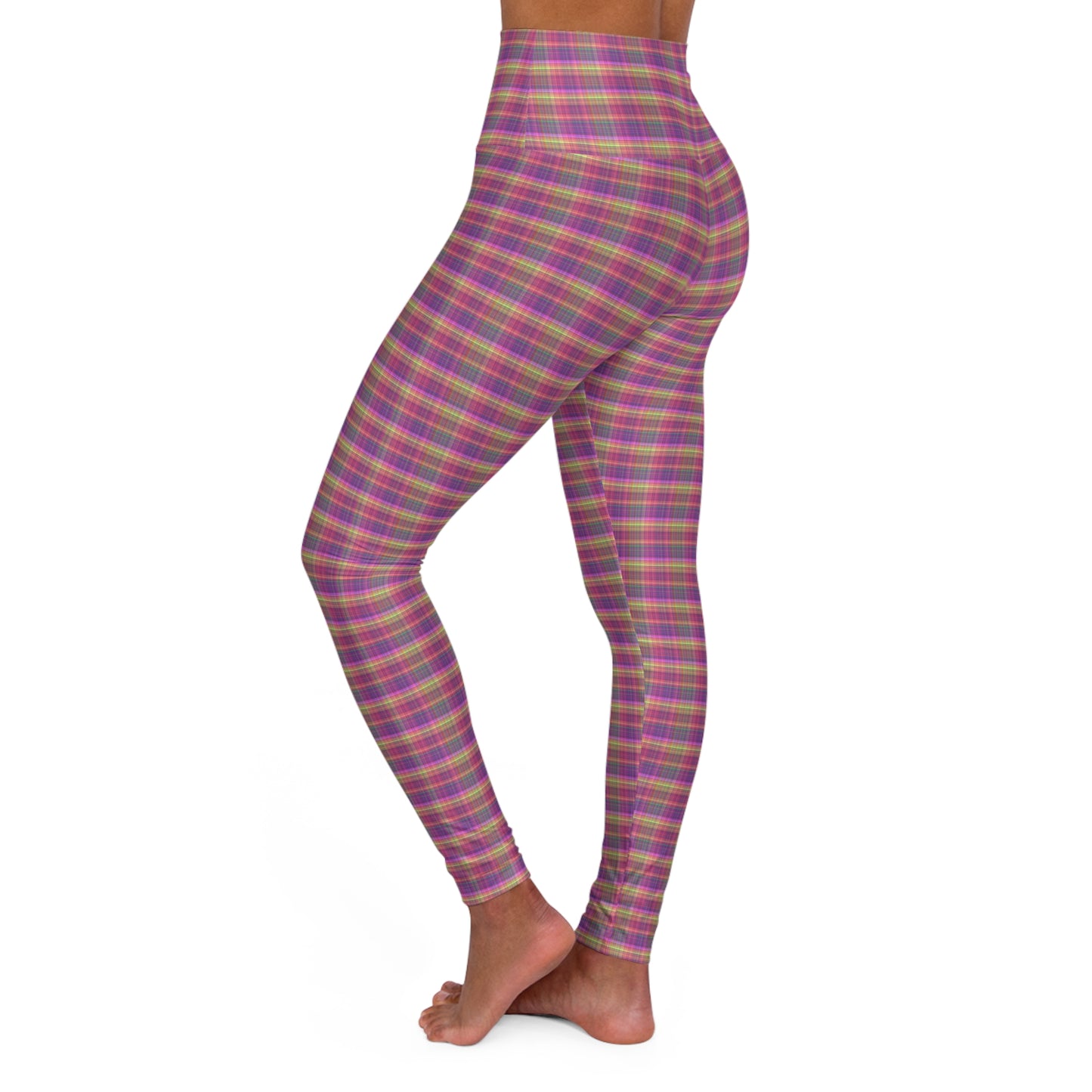 Vibrant High Waisted Yoga Leggings - Perfect for Fitness, Yoga, Pilates, Everyday Wear, and Athleisure