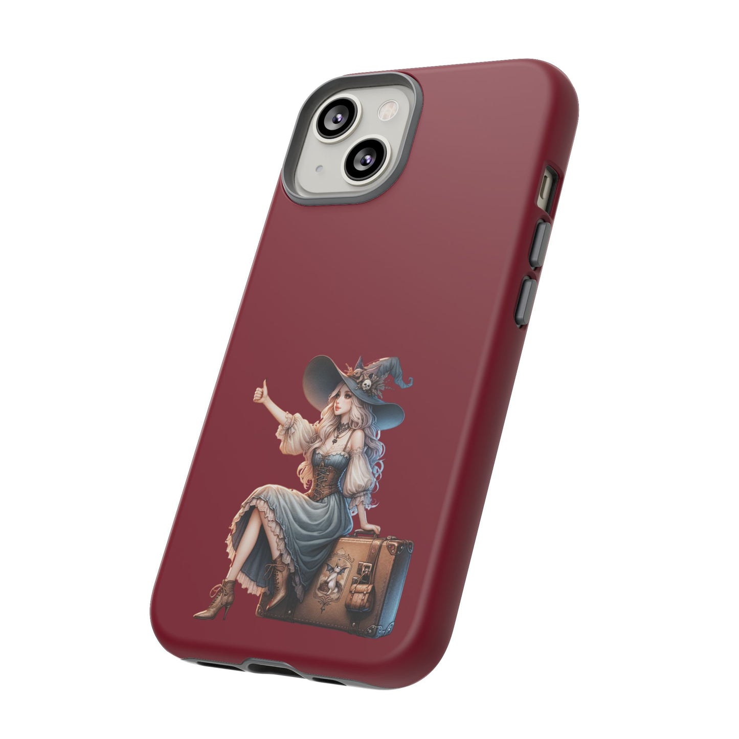 Witchy Phone Case - Magical, Durable - Halloween Gift, Cosplay Accessory, Cute Witch Design
