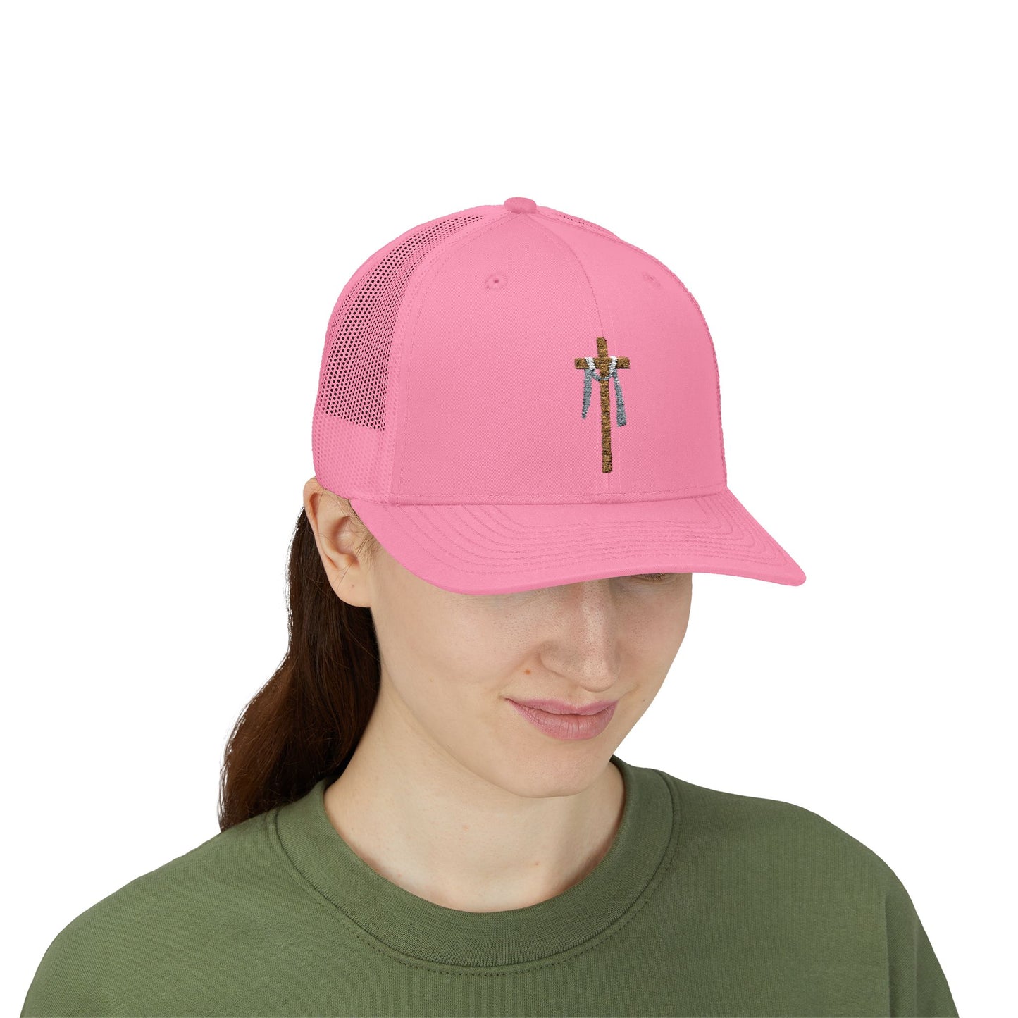 Elegant Faith Snapback Trucker Cap - Faith Hat, Religious Cap, Inspirational Gift, Christian Apparel, Trendy Headwear