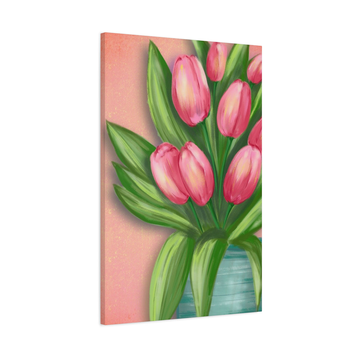 Matte Canvas, Stretched, 1.25" Tulips