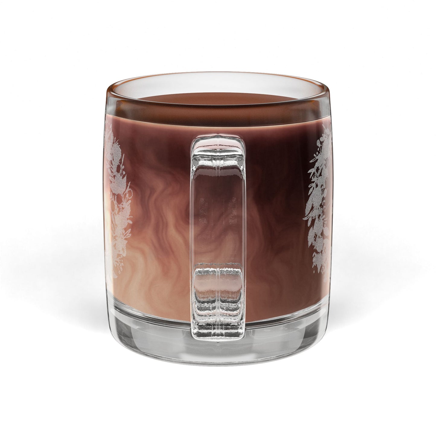 Glass Coffee Mug, 12.25oz (Engraving)