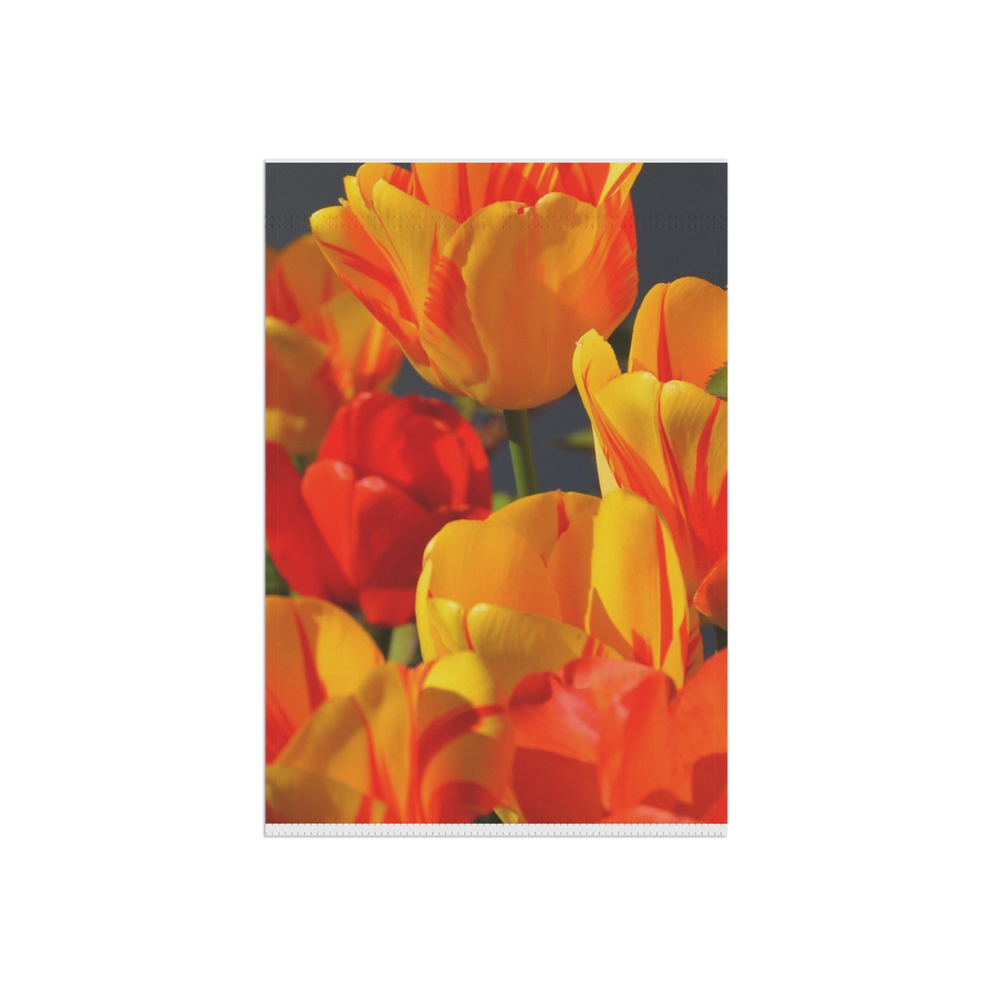 Floral Garden Banner, Vibrant Spring Decor, Flower Flag for Outdoor Space
