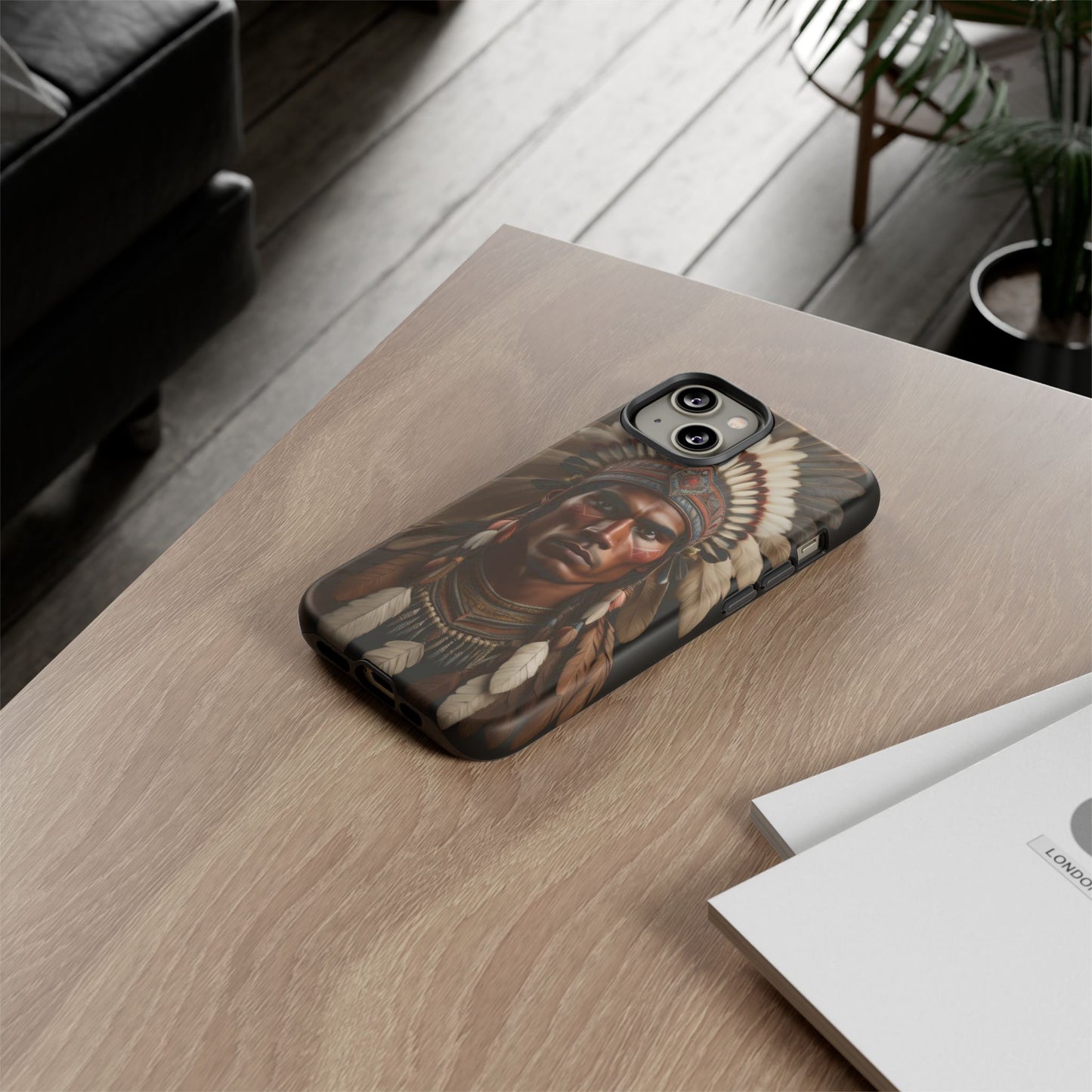 Native American Art Phone Case, Strong Culture Design, Unique Gift for Him or Her, Tough Cases, Customizable Protector, Tribal Style