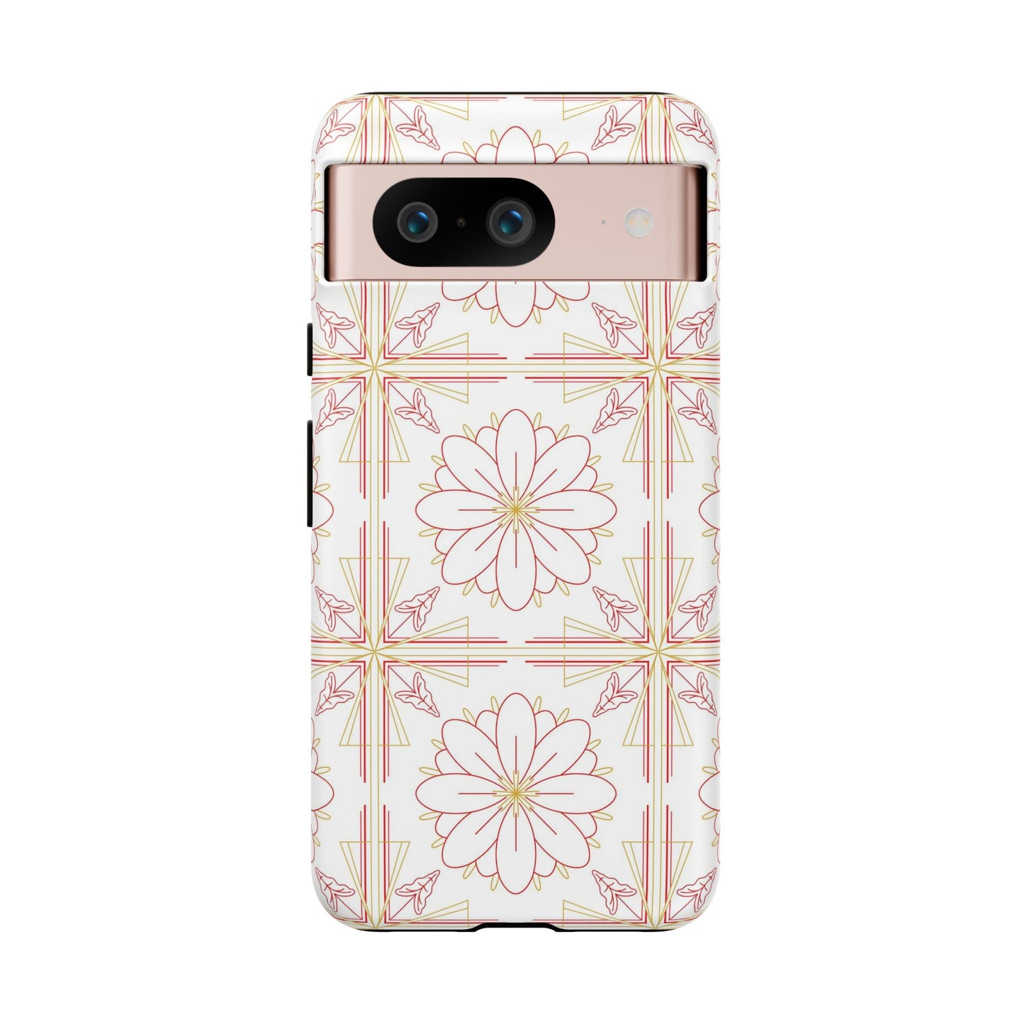Floral Pattern Phone Case - Stylish Tough Case, Flower Design, Cute Mobile Cover, Phone Accessory, Gift for Her, Spring Style