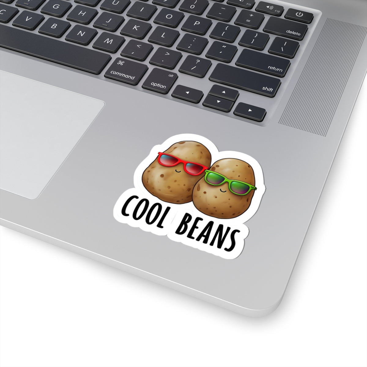 Cool Beans Potato Stickers, Funny Car Decals, Cute Laptop Stickers
