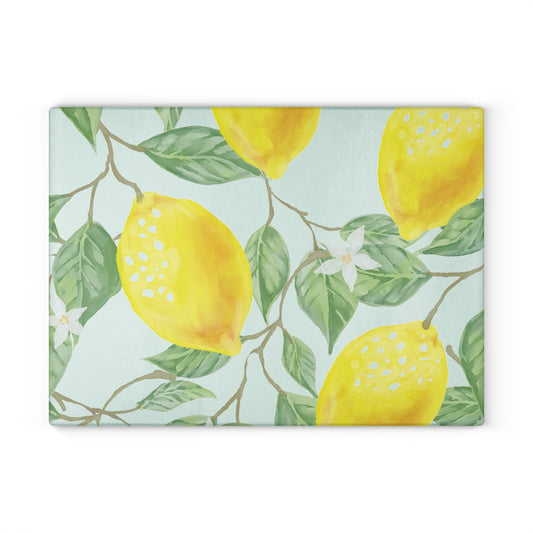 Elegant Floral Glass Cutting Board, Kitchen Decor, Unique Gift for Home, Farmhouse Style, Wedding Present, Cooking Accessories