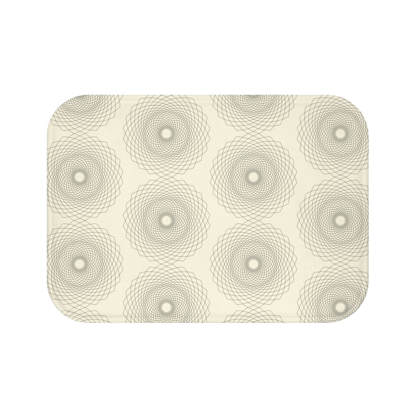 Elegant Geometric Bath Mat, Stylish Bathroom Decor, Non-Slip Bath Mat, Modern Home Accessories, Gift for Housewarming