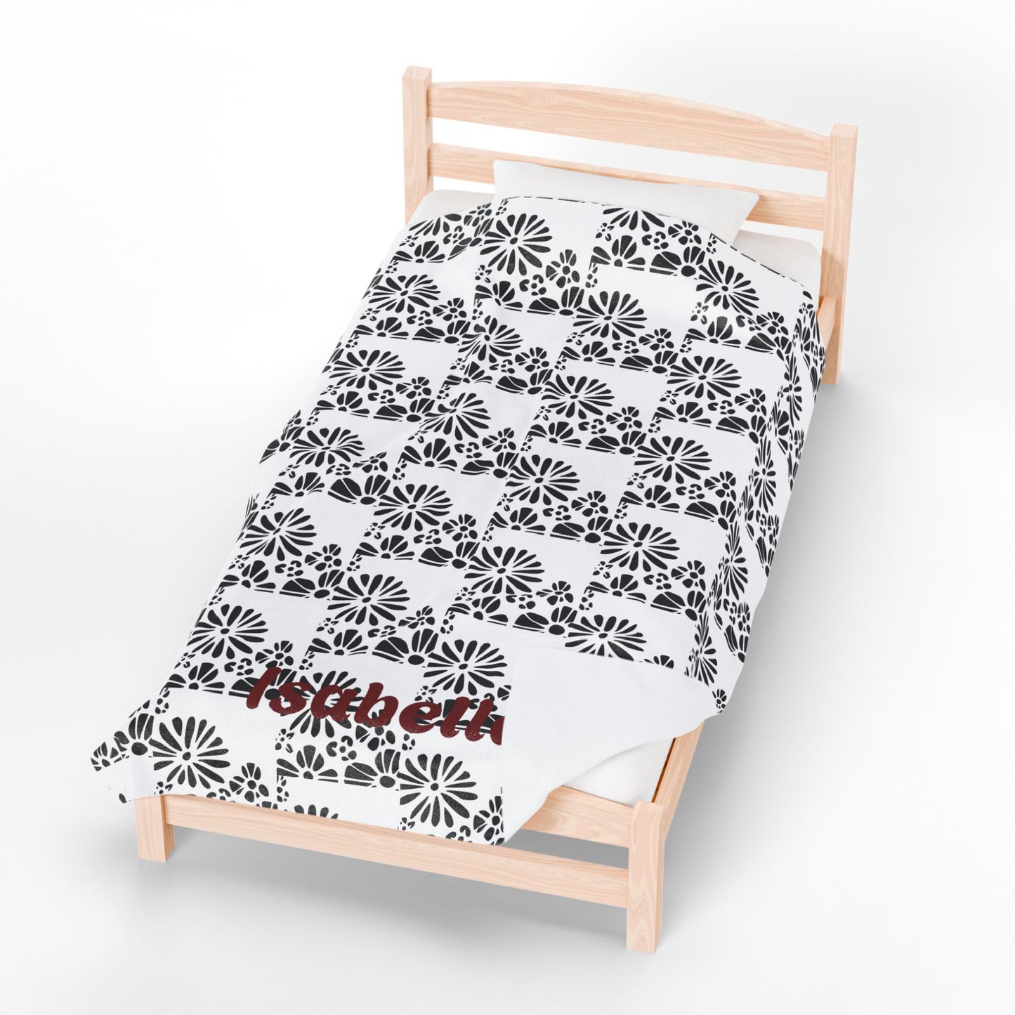 Cozy Personalized Plush Blanket Sophia