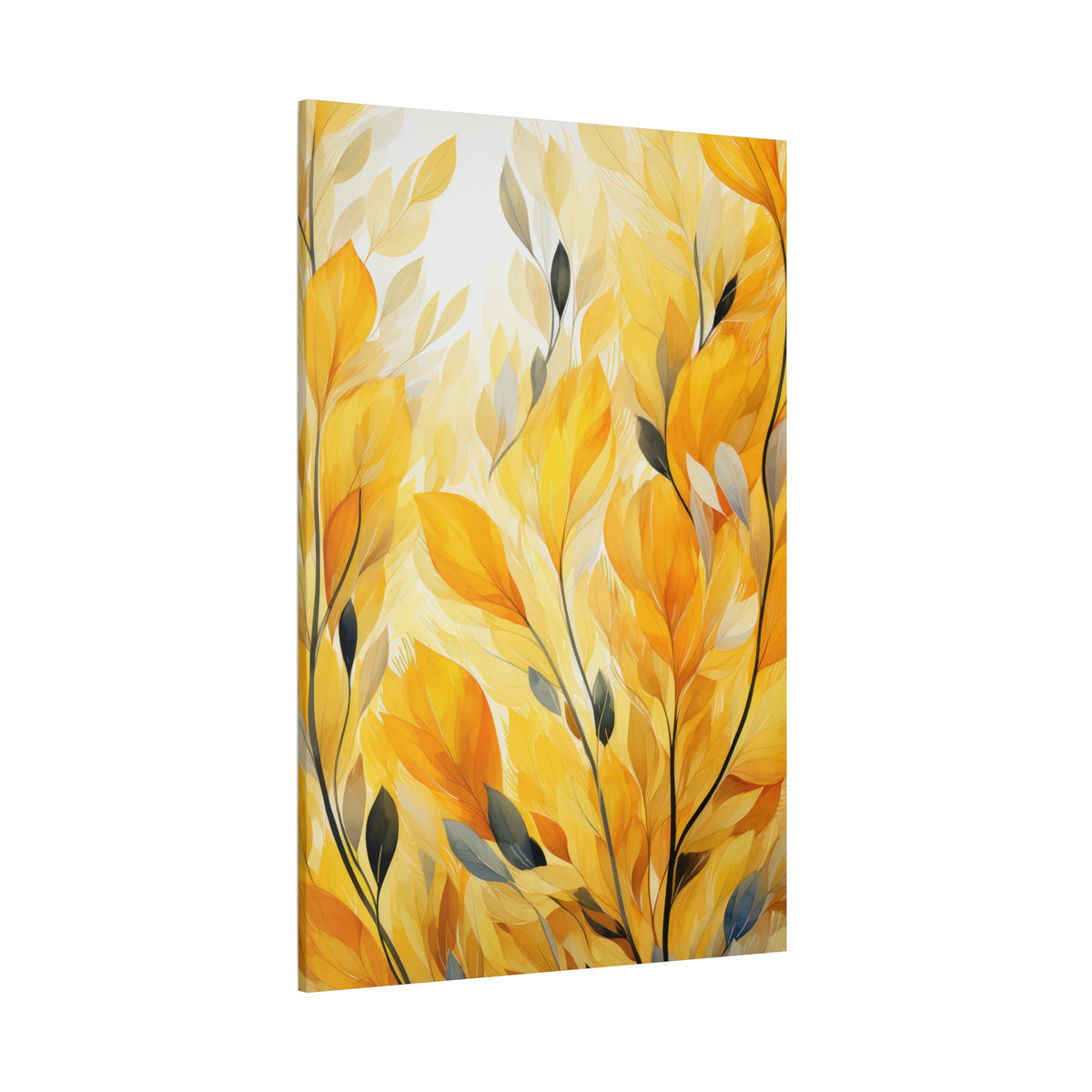 Gorgeous Yellow Matte Canvas Art Print, Stretched, 1.25"