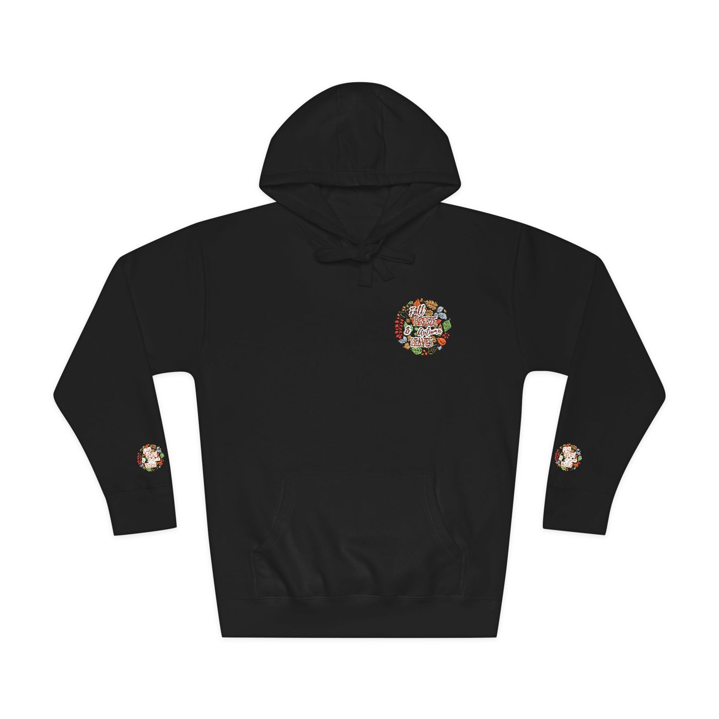 Floral Unisex Fleece Hoodie - Cozy Gift for Nature Lovers, Perfect for Fall, Spring, Birthdays, Relaxation, Outdoor Activities