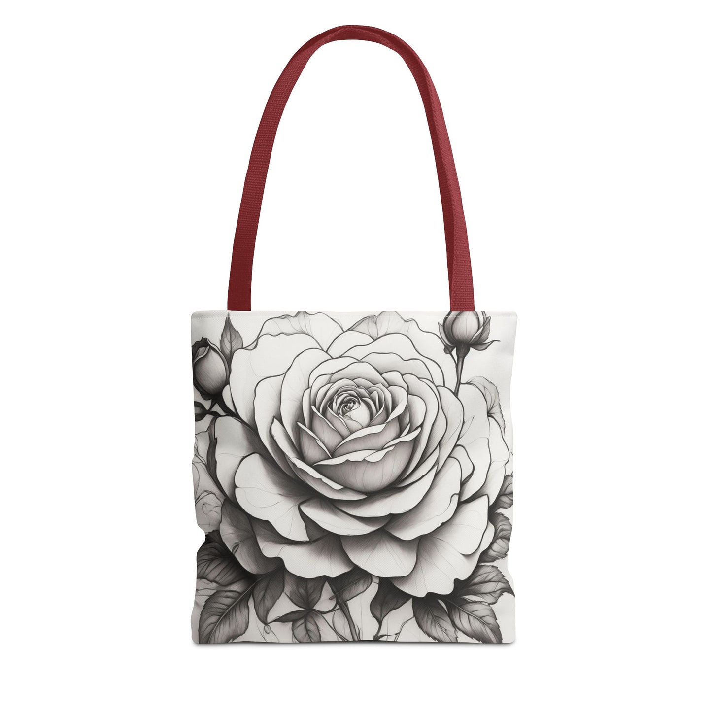 Elegant Floral Tote Bag, Garden Lover Gift, Shopping Bag, Art Print Tote, Mother's Day Gift, Eco-Friendly Canvas Bag