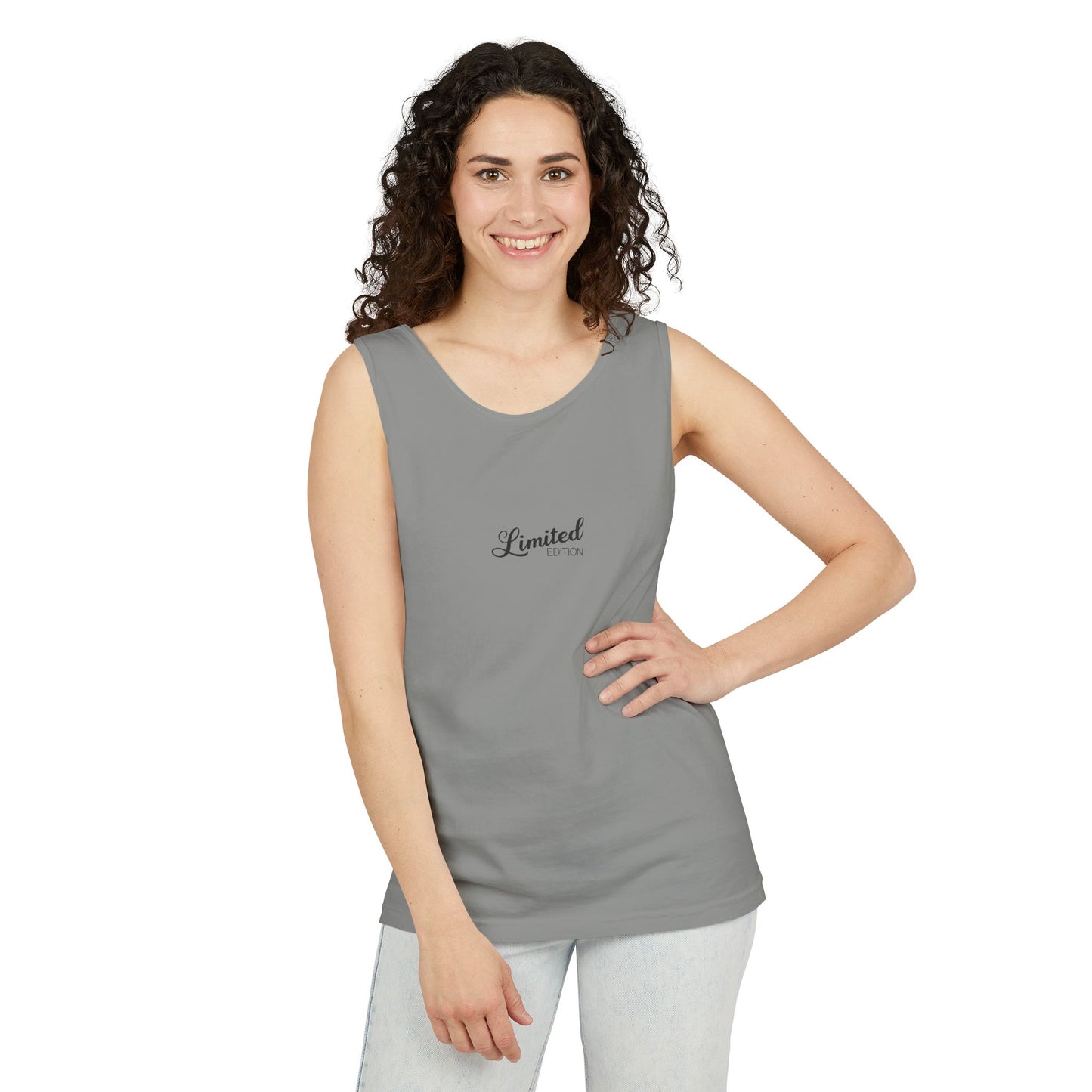 Limited Edition Unisex Garment-Dyed Tank Top, Summer Fashion, Beachwear, Gift for Him & Her, Casual Style, Relaxed Fit