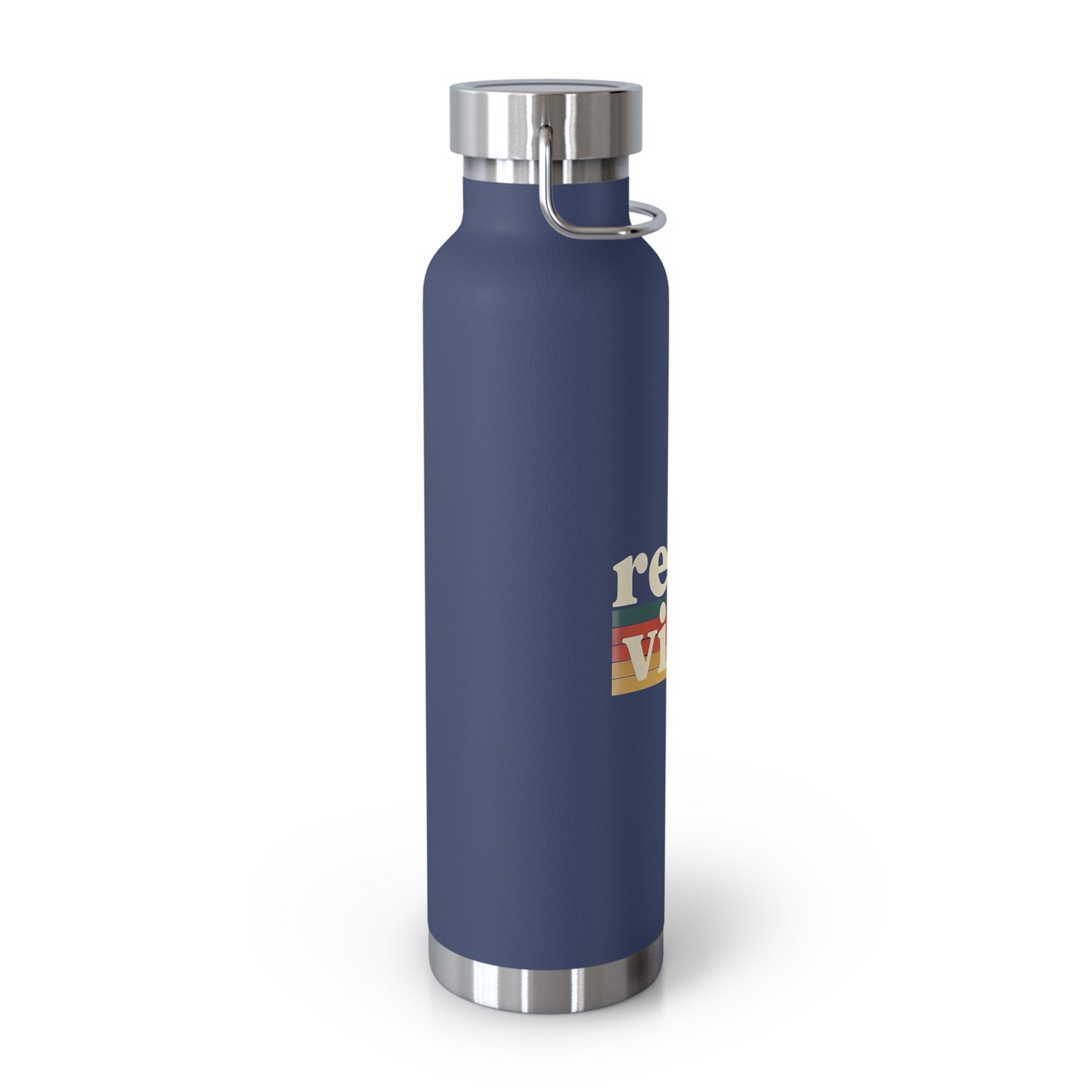 Retro Vibes Insulated Water Bottle, 22oz - Trendy Travel Flask, Stylish Hydration Gift for Fitness Lovers, Eco-Friendly Beverage Container
