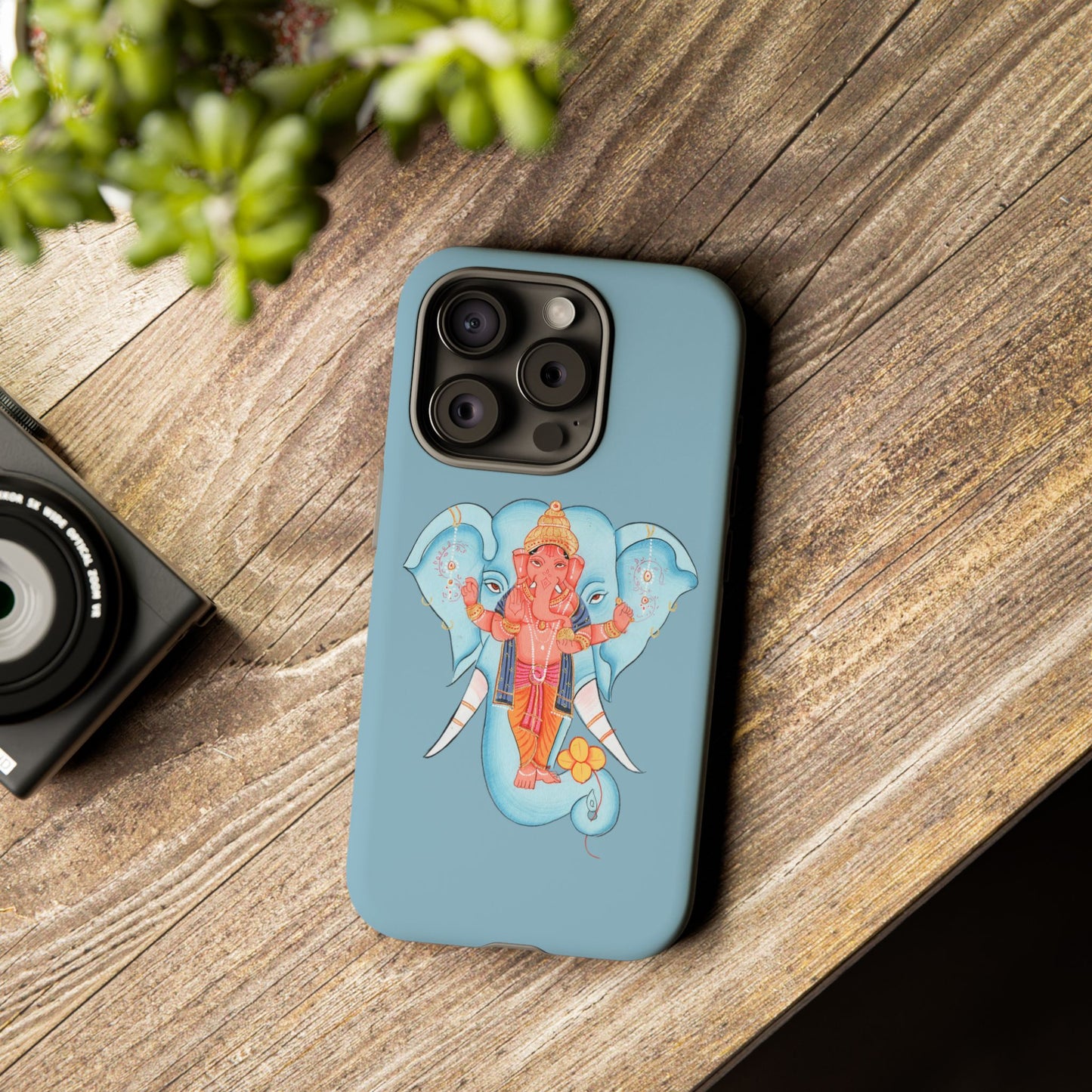 Tough Cases: Ganesh-Inspired Phone Case, Bohemian Phone Cover, Hindu Art Accessory, Festival Gift, Protective Phone Shell