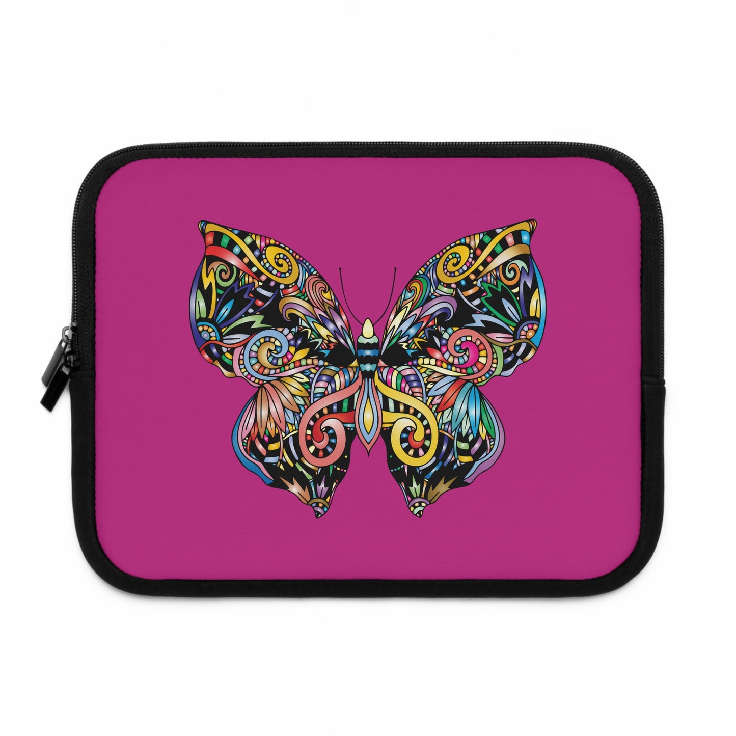 Colorful Butterfly Laptop Sleeve | Stylish Computer Case, Tech Accessories, Gift for Students, Back to School, Vibrant Design
