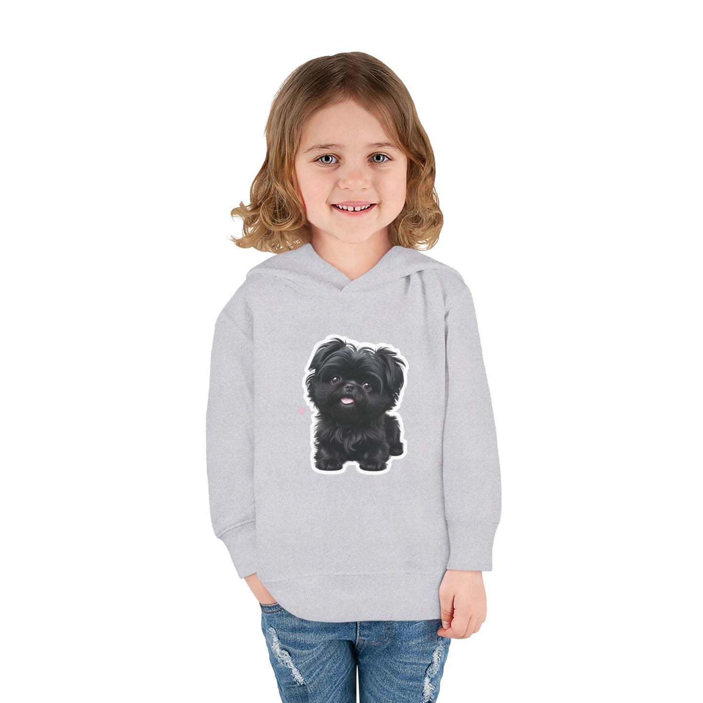 Cute Toddler Hoodie with Adorable Dog Design, Baby Gift, Winter Wear, Kids Sweatshirt, Comfortable Pullover