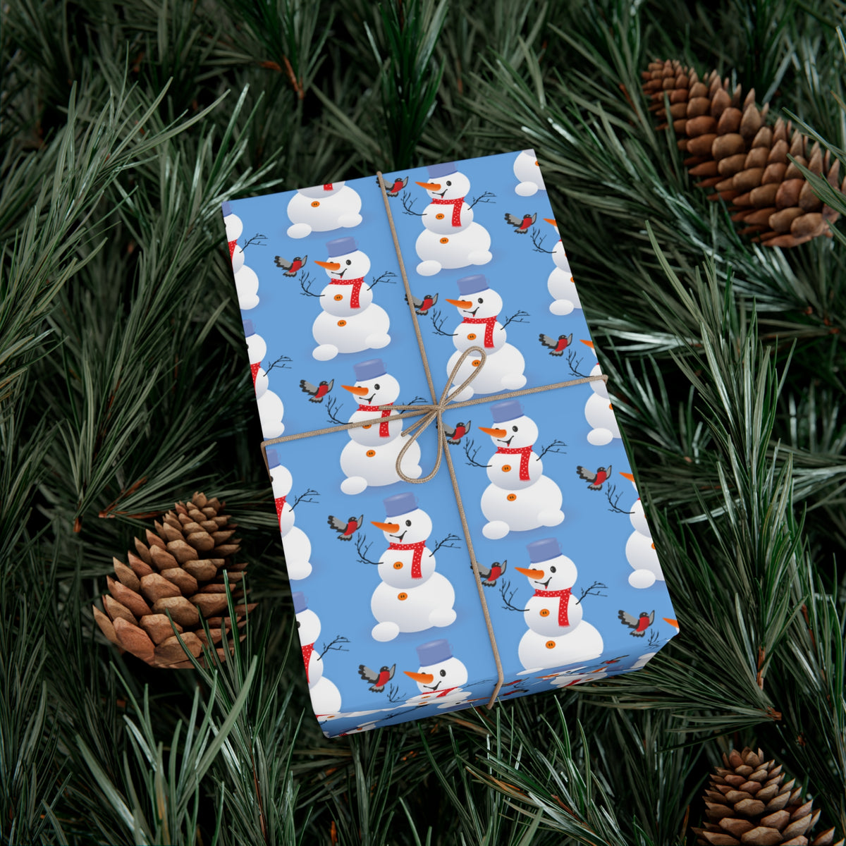Snowman Gift Wrap Papers for Holiday Cheer, Christmas, Winter Parties, Eco-Friendly Wrapping, Festive Gifts, Seasonal Celebrations