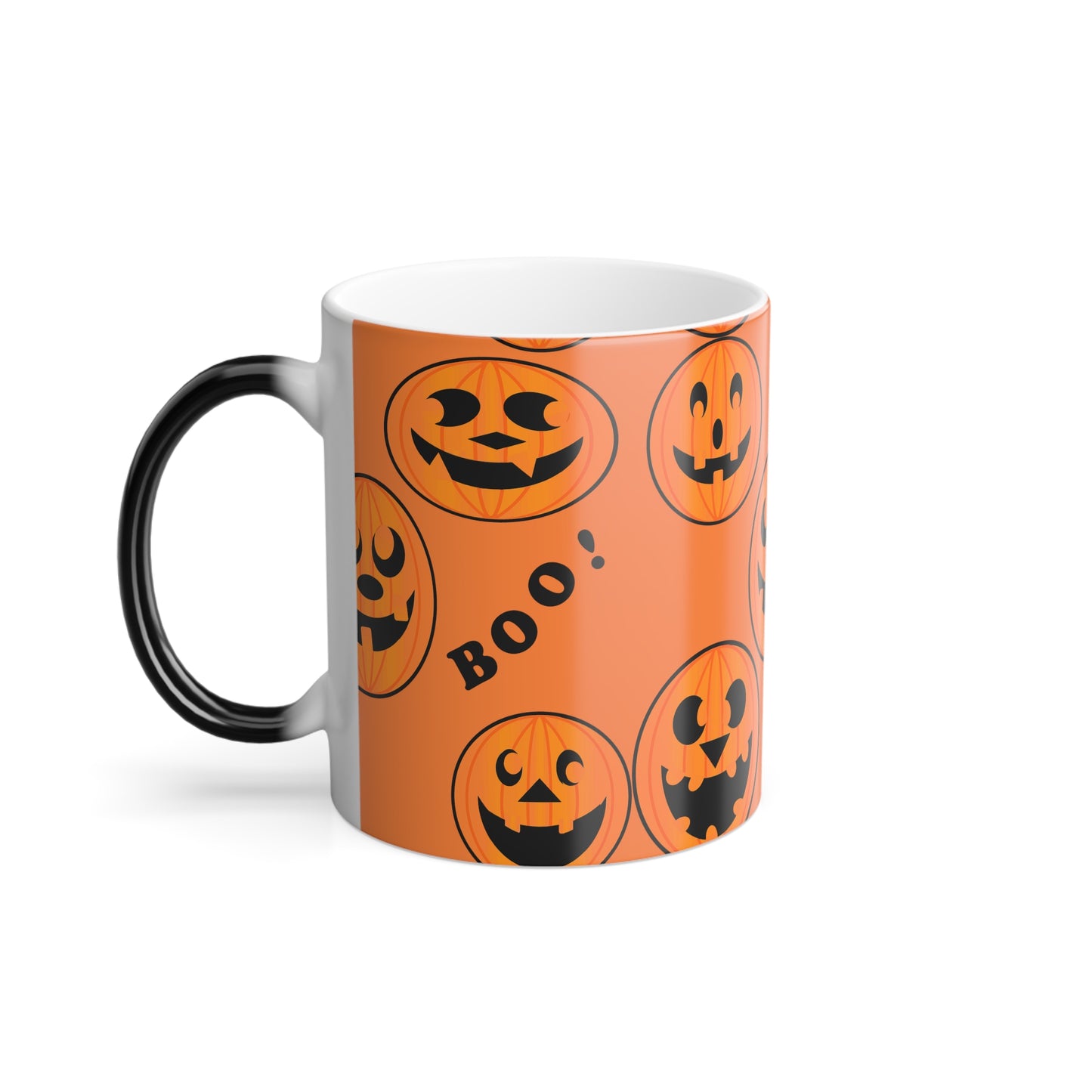 Halloween Color Morphing Mug - Pumpkin Design - Perfect for Fall, Spooky