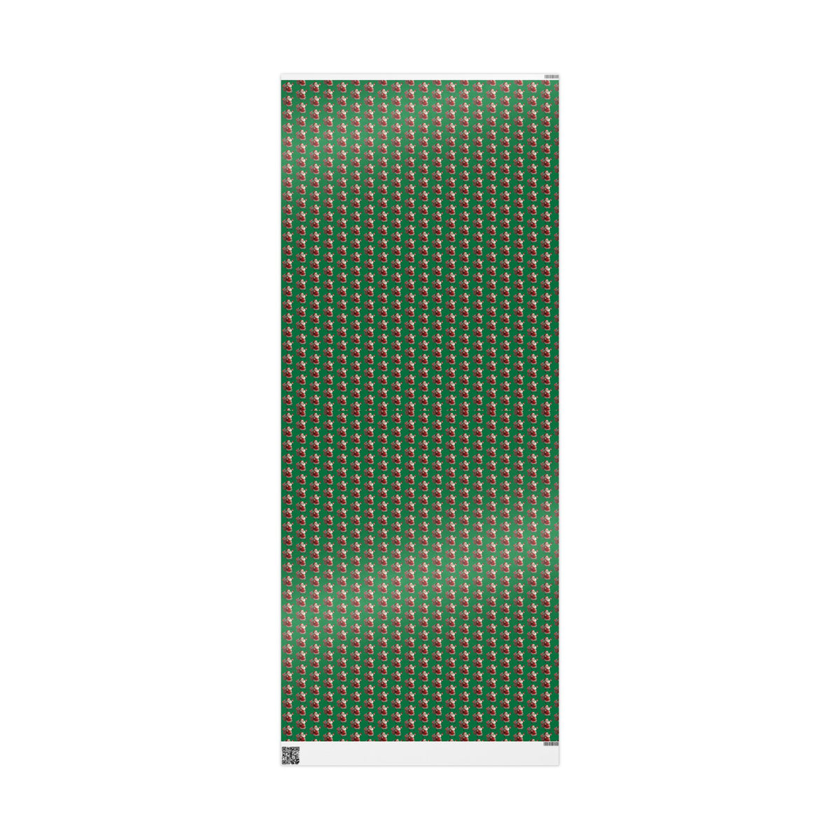 Christmas Dachshund Wrapping Paper — Green Santa Dog Gift Wrap