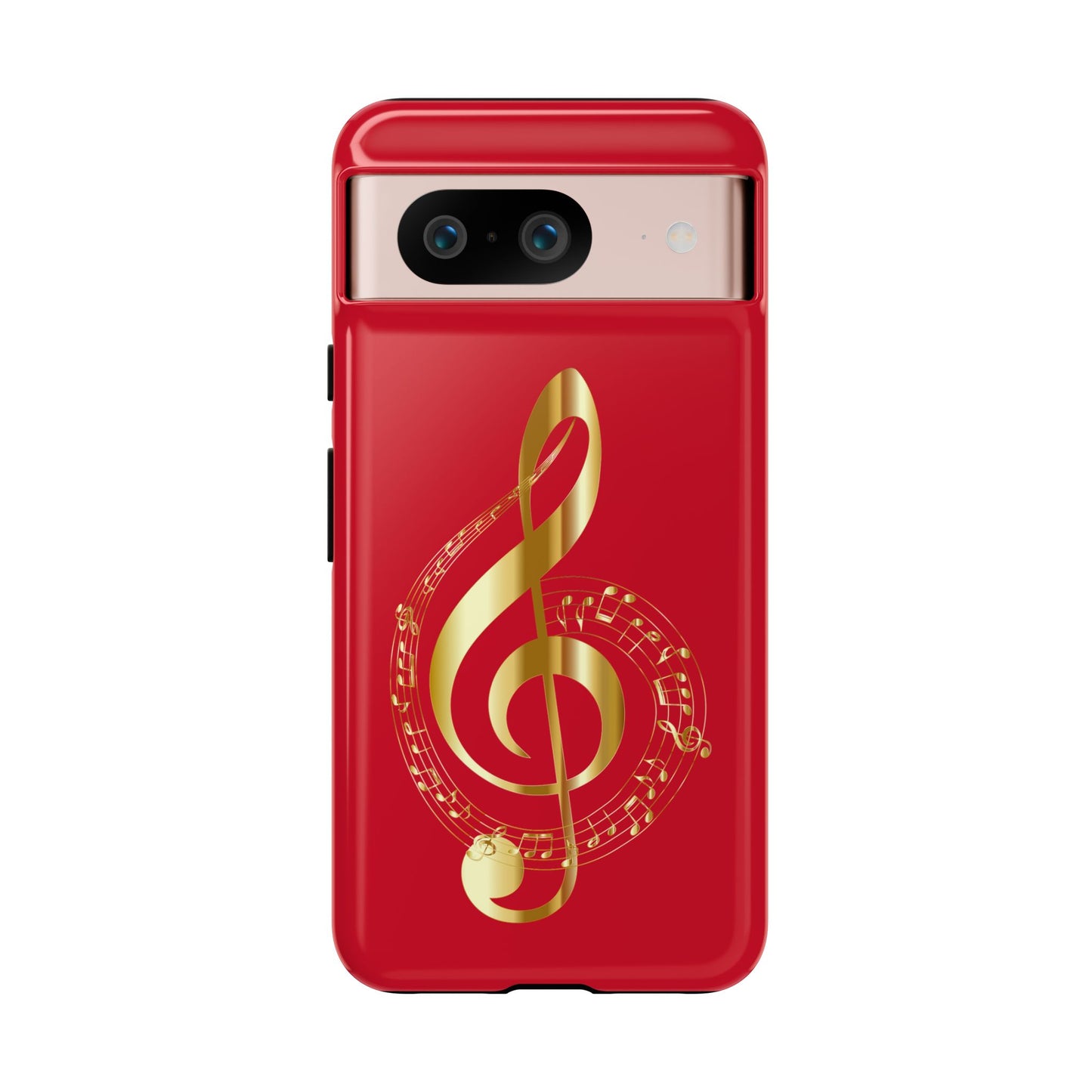 Tough Cases - Red Musical Note