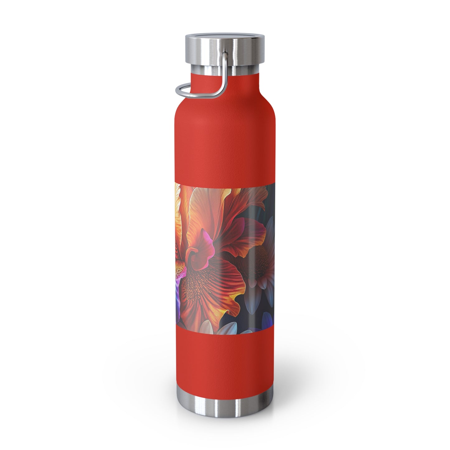 Astrological Copper Insulated Bottle, Cosmic Travel Mug, Horoscope Water Bottle, Starry Flask, Unique Gift for Astrology Lovers