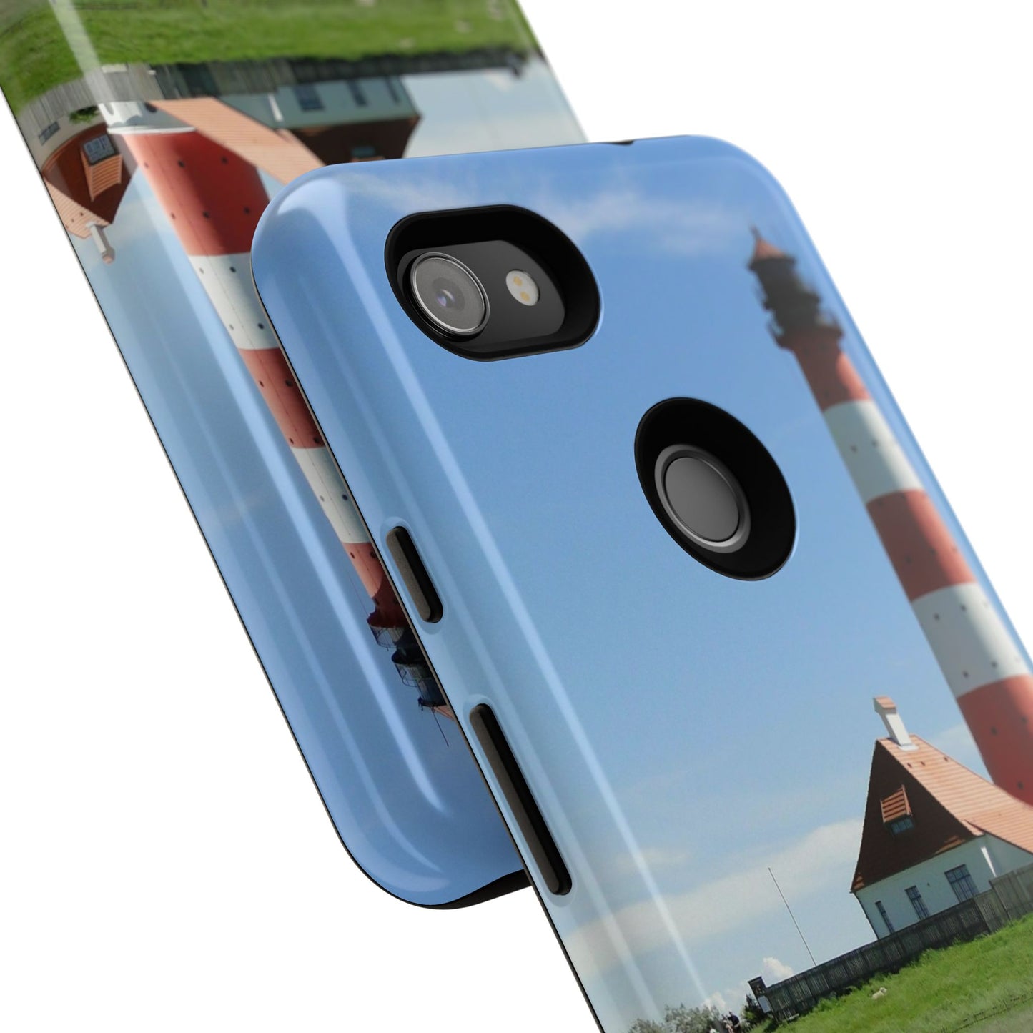Lighthouse Phone Case - Coastal Vibes, Nautical Gift, Ocean Lover Accessory, Beach Aesthetic, Customizable Design