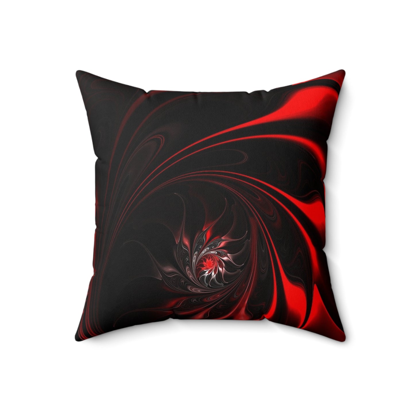 Bold Swirl Design Pillow, Abstract Home Decor Cushion, Modern Living Room Accessory